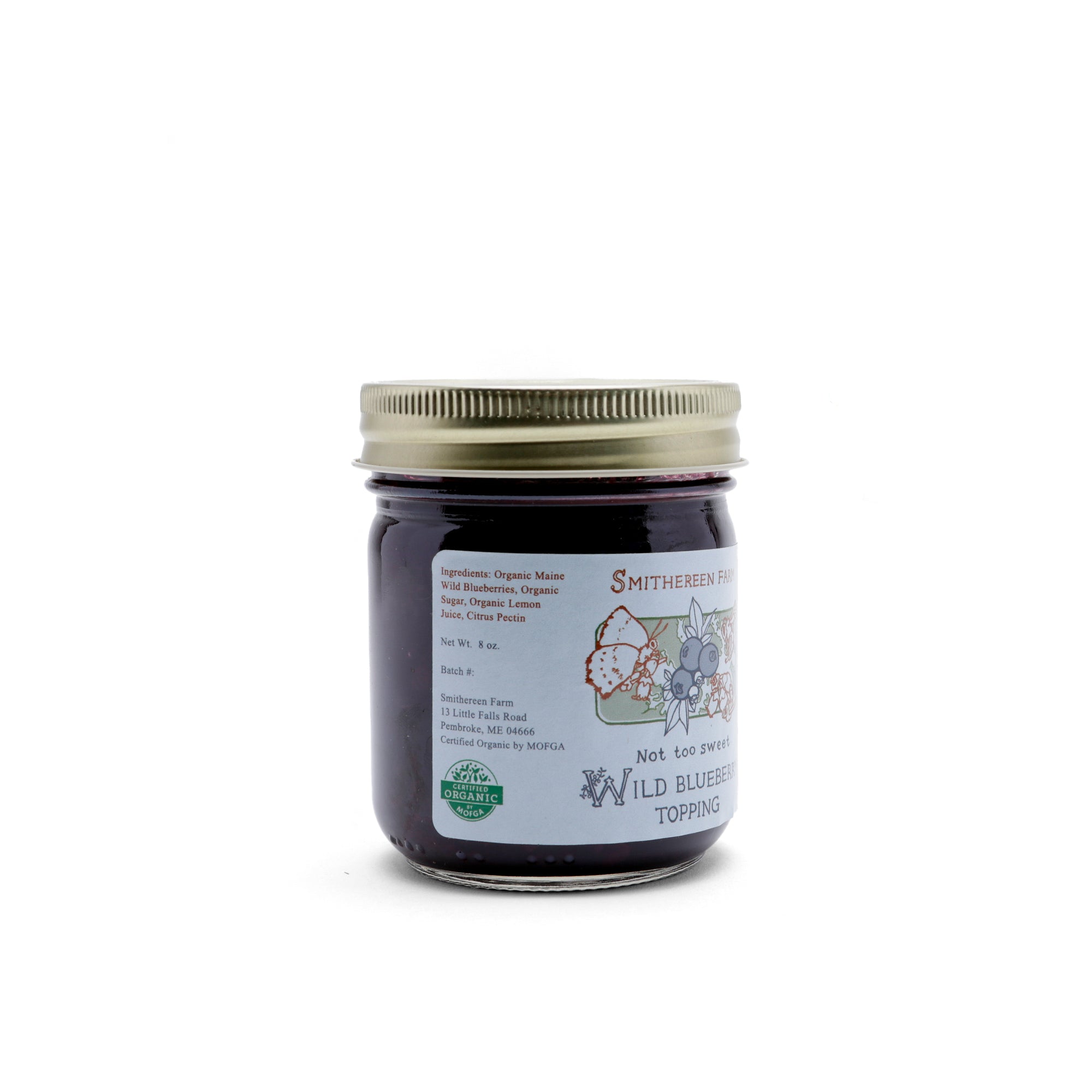 Organic Wild Blueberry Topping