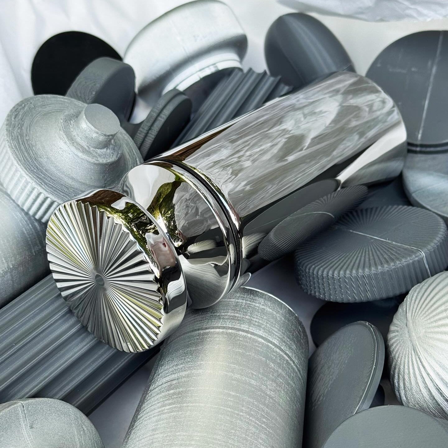 Salt + Pepper Mill Set, Stainless Steel