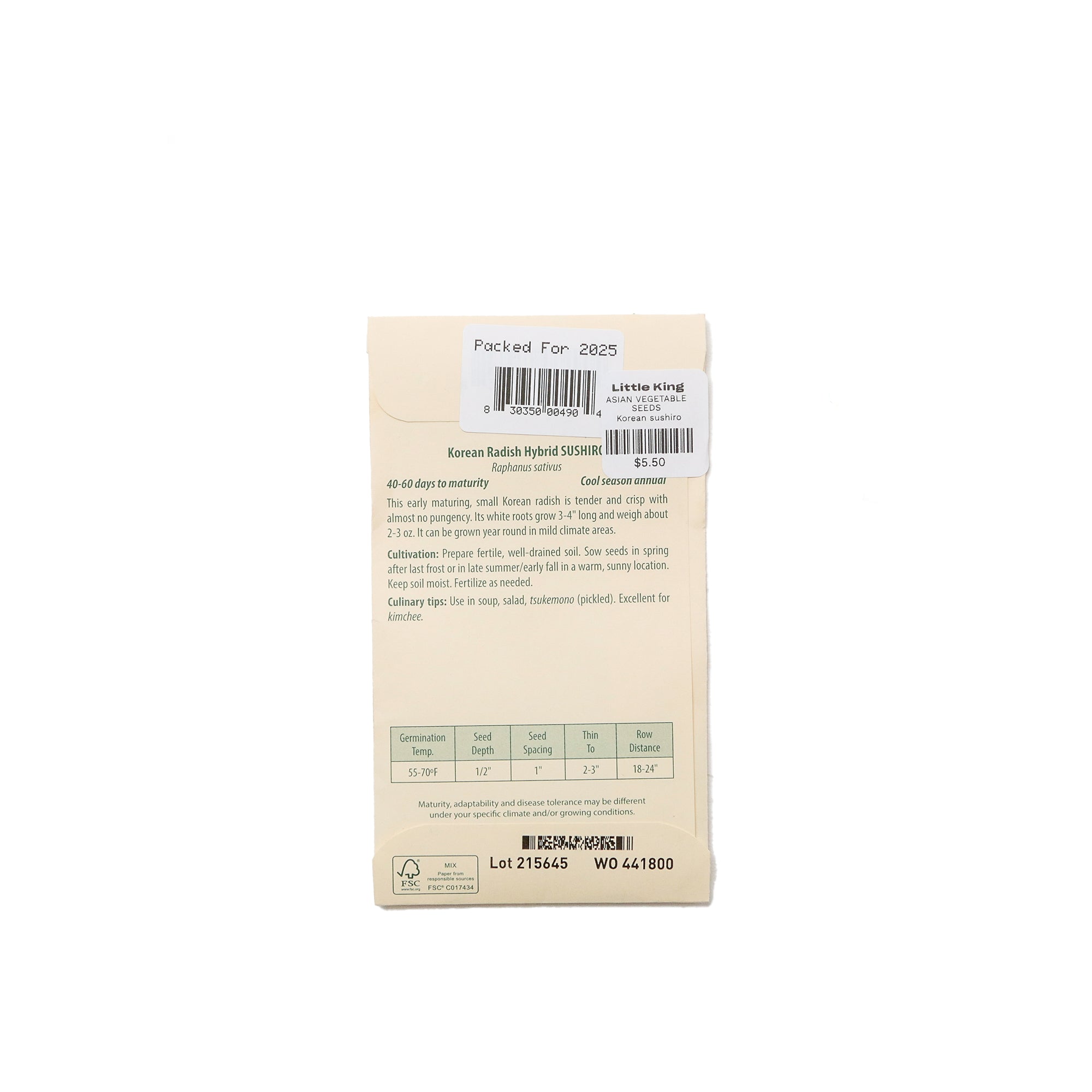 Asian Vegetable Seeds