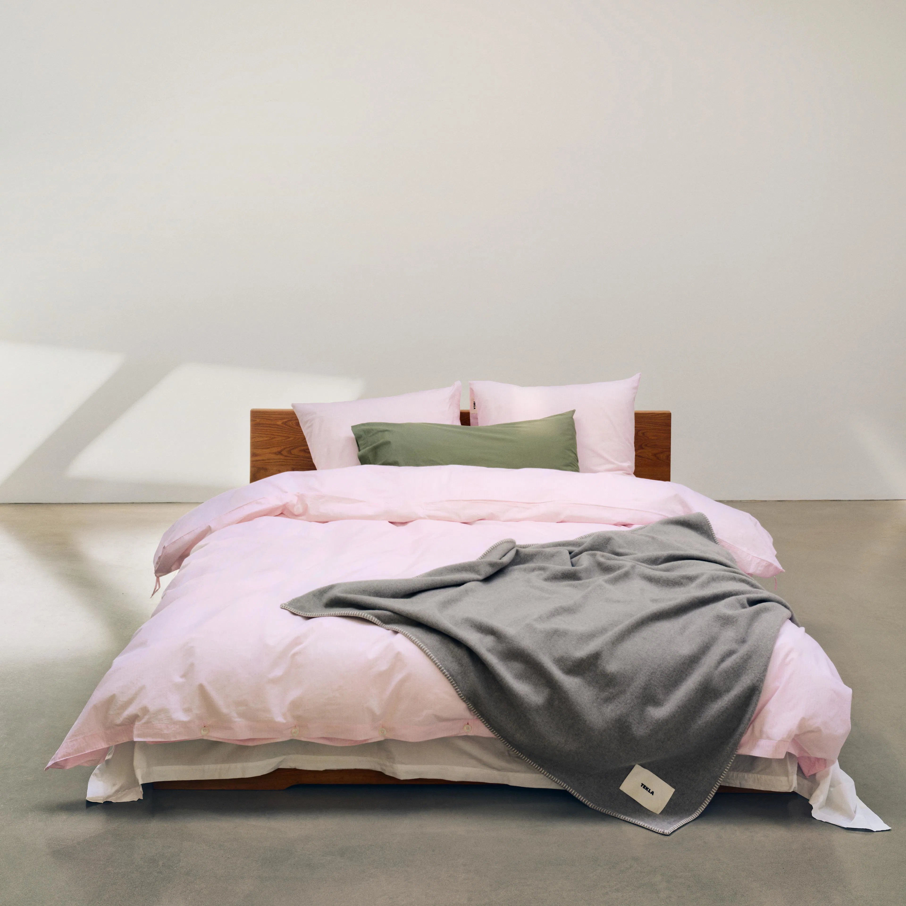 Lambswool Blanket, Ash Gray