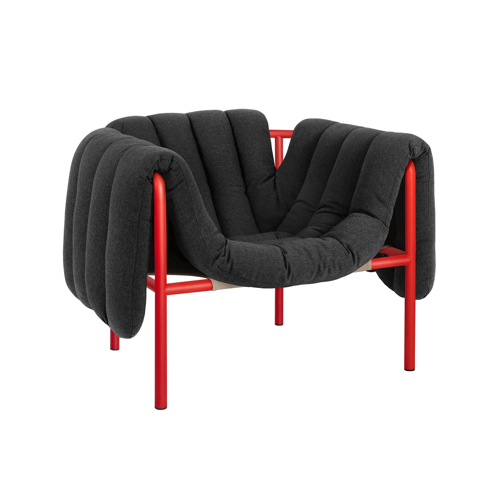 Puffy Lounge Chair, Traffic Red
