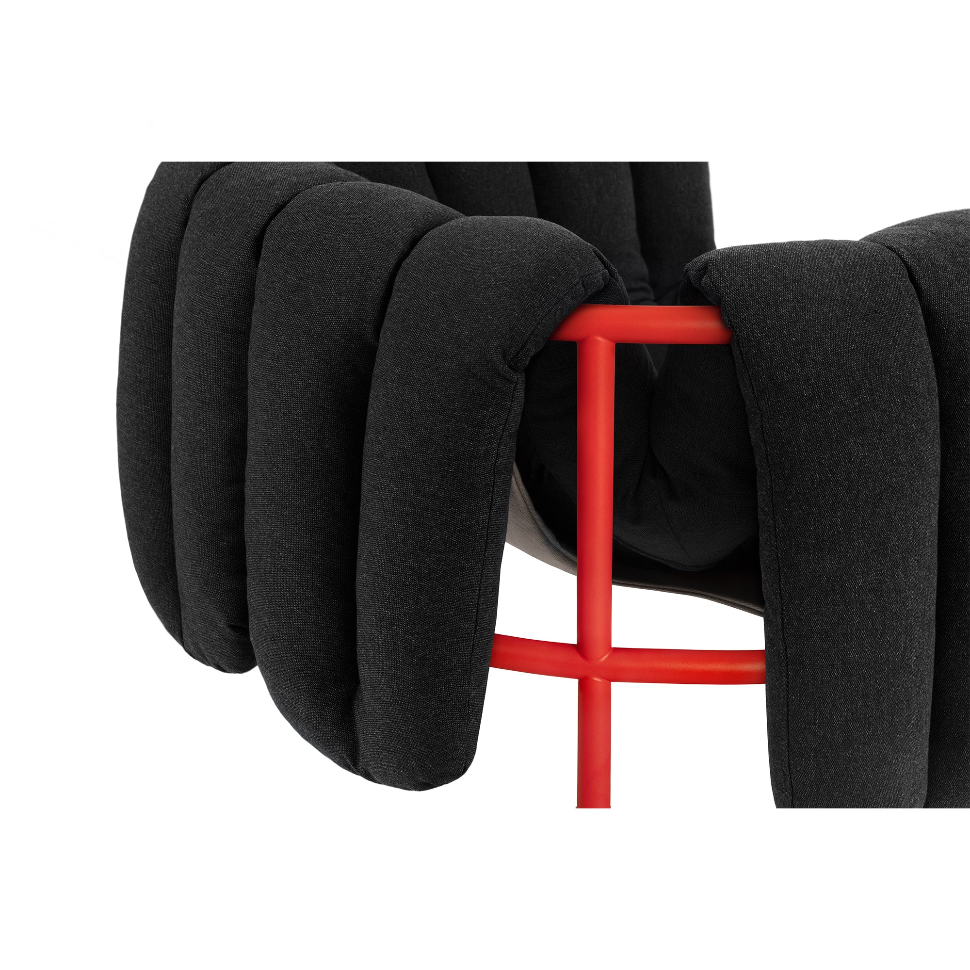 Puffy Lounge Chair, Traffic Red