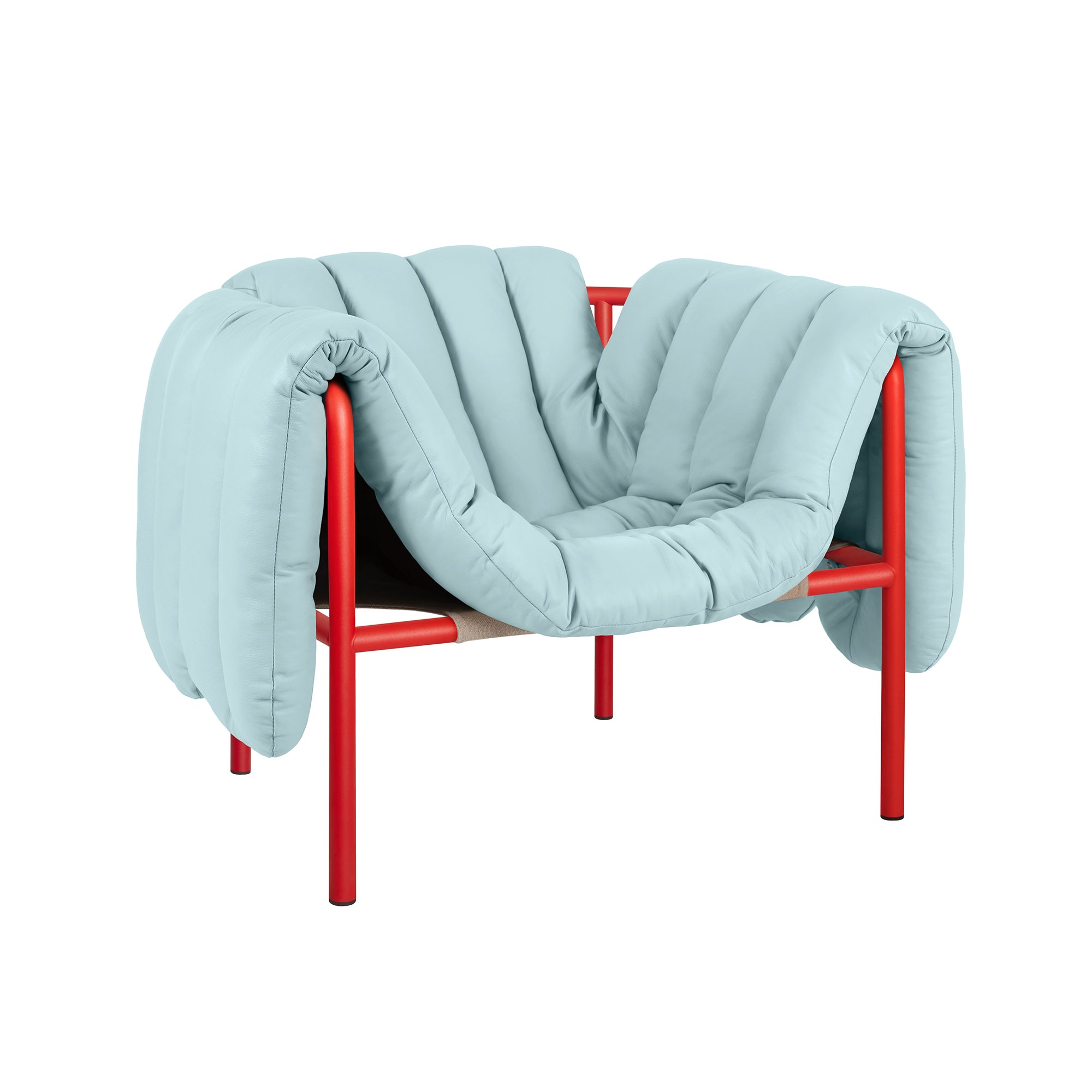 Puffy Lounge Chair, Traffic Red
