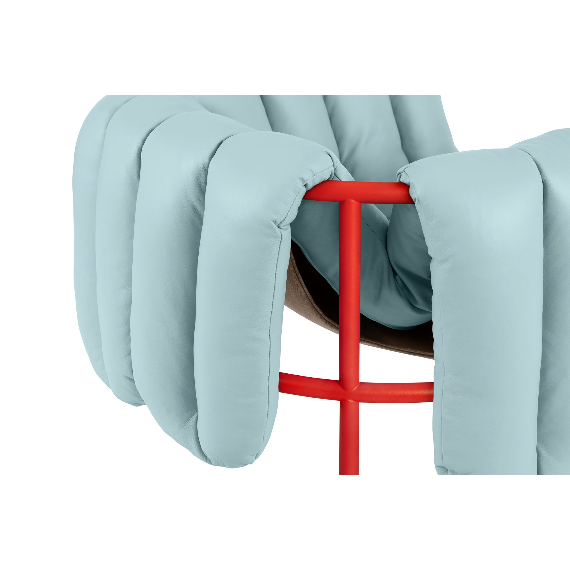 Puffy Lounge Chair, Traffic Red