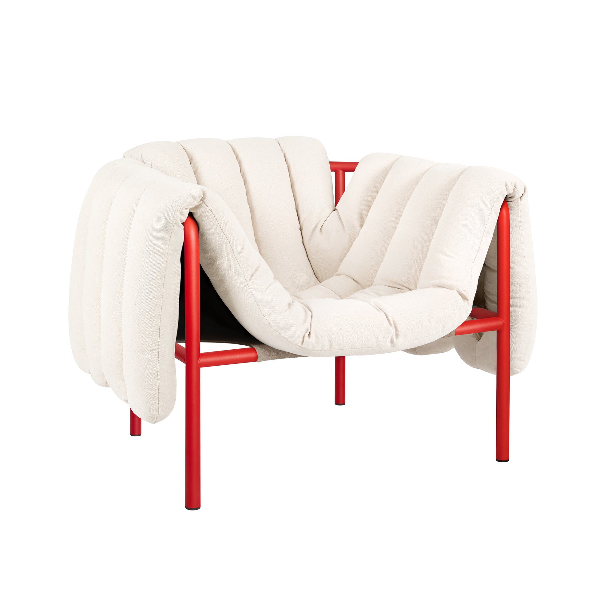Puffy Lounge Chair, Traffic Red