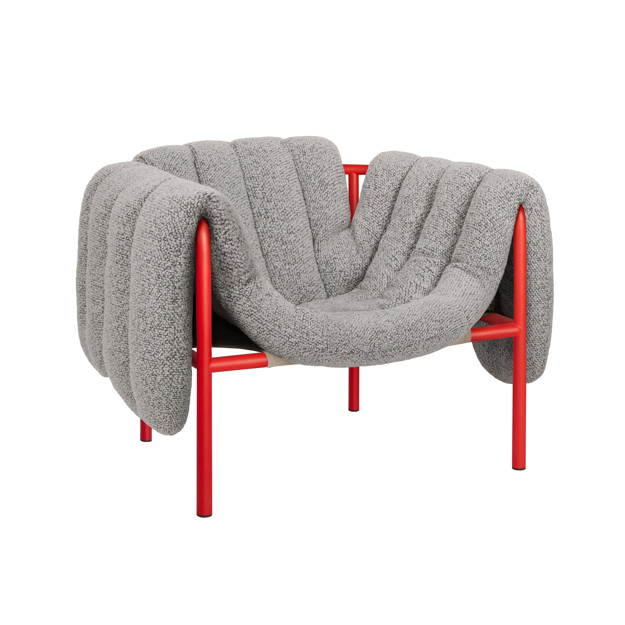 Puffy Lounge Chair, Traffic Red