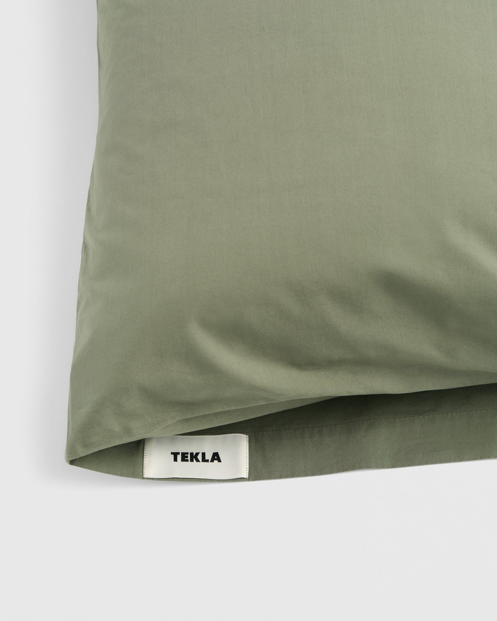 Percale Pillow Sham, Olive Green