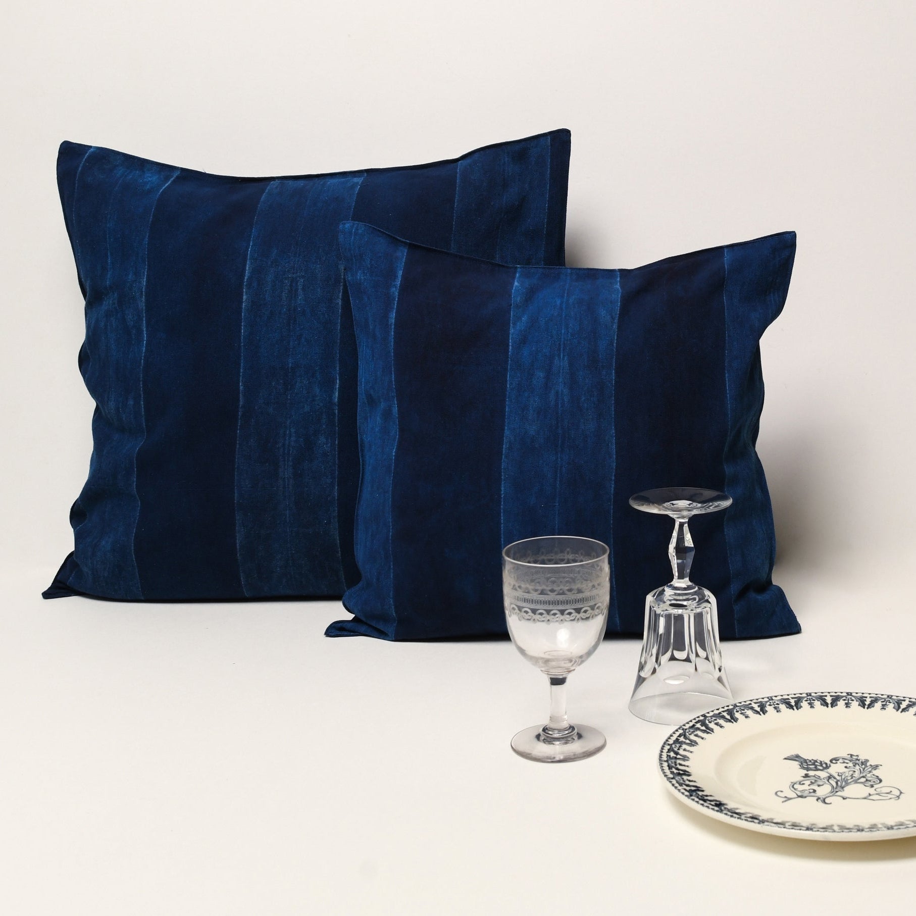 Indigo Cushion Cover, 16 x 16 in