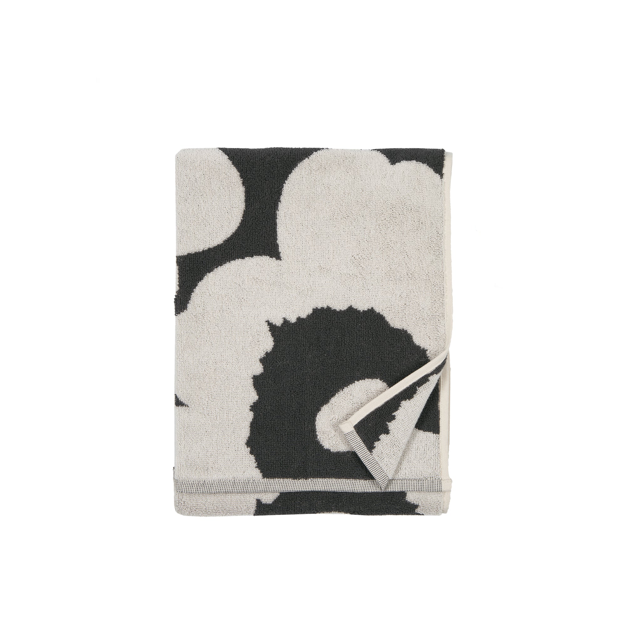 Unikko Hand Towel, Grey + White