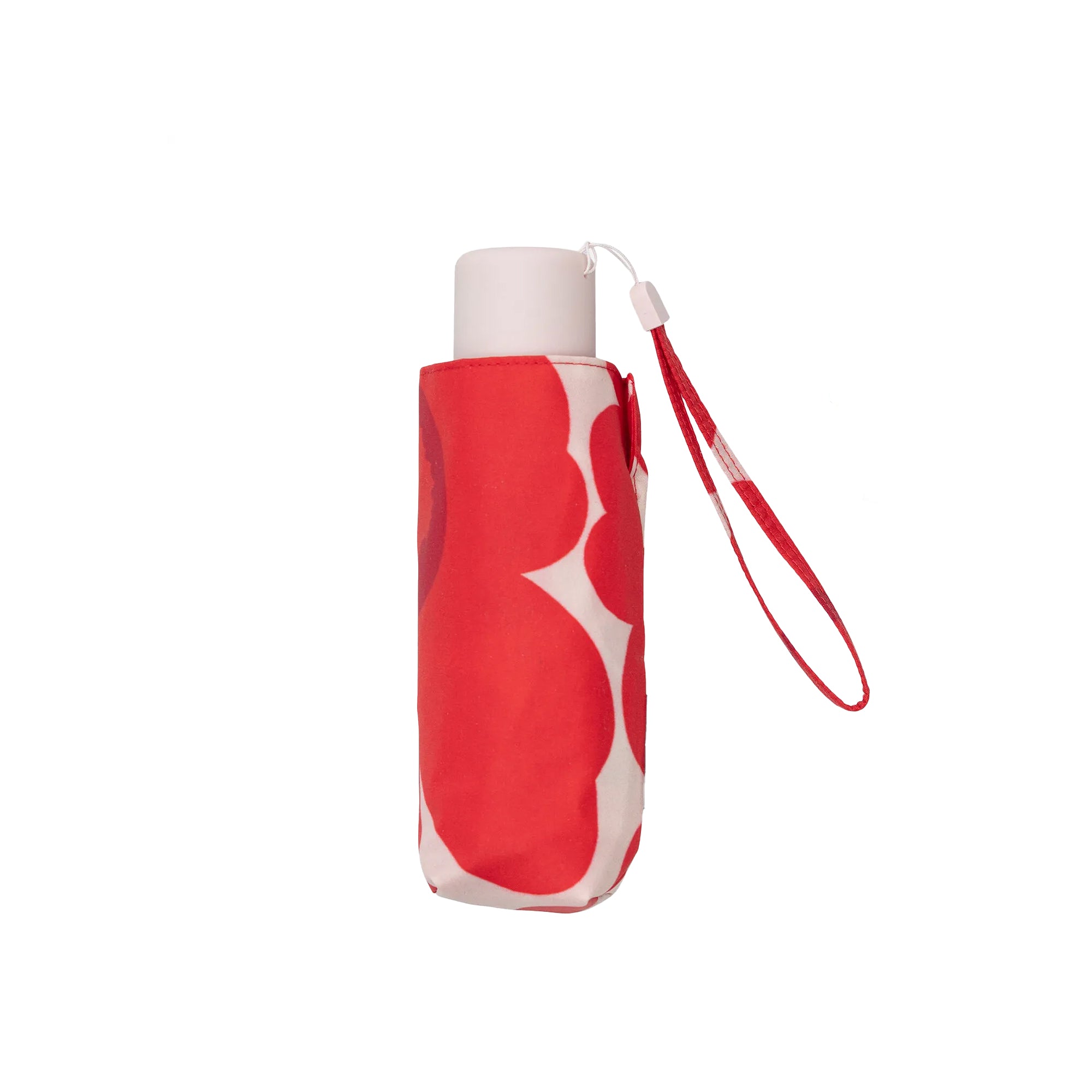 Mini Manual Unikko Umbrella, Red + White