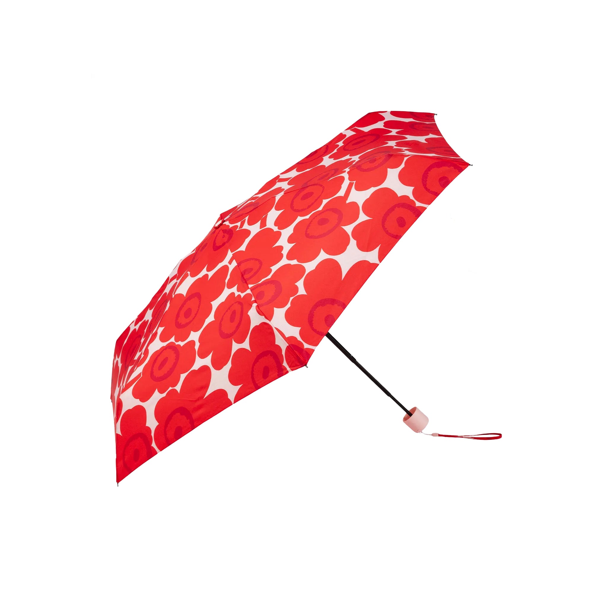 Mini Manual Unikko Umbrella, Red + White