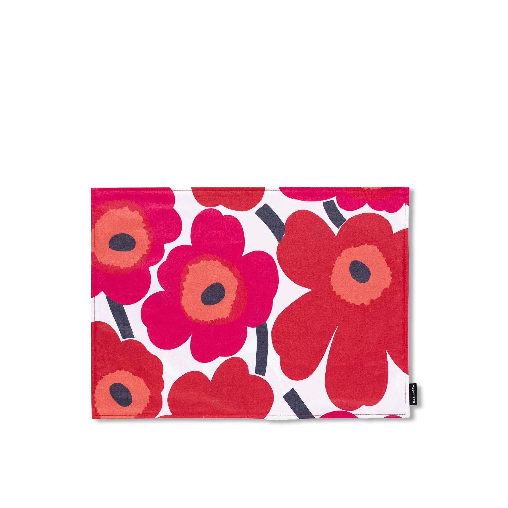 Pieni Unikko Placemat, Pink + White