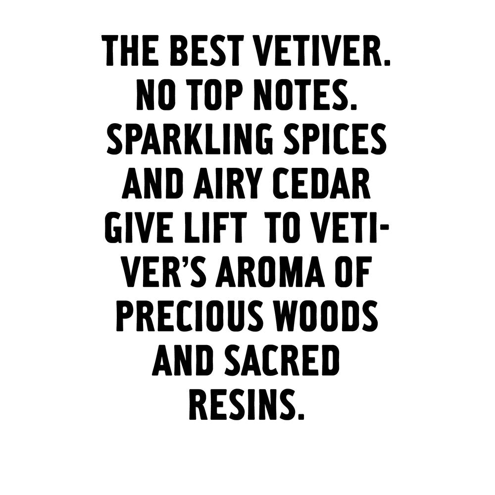 Vetiverissimo, Eau de Parfum, 30 mL.