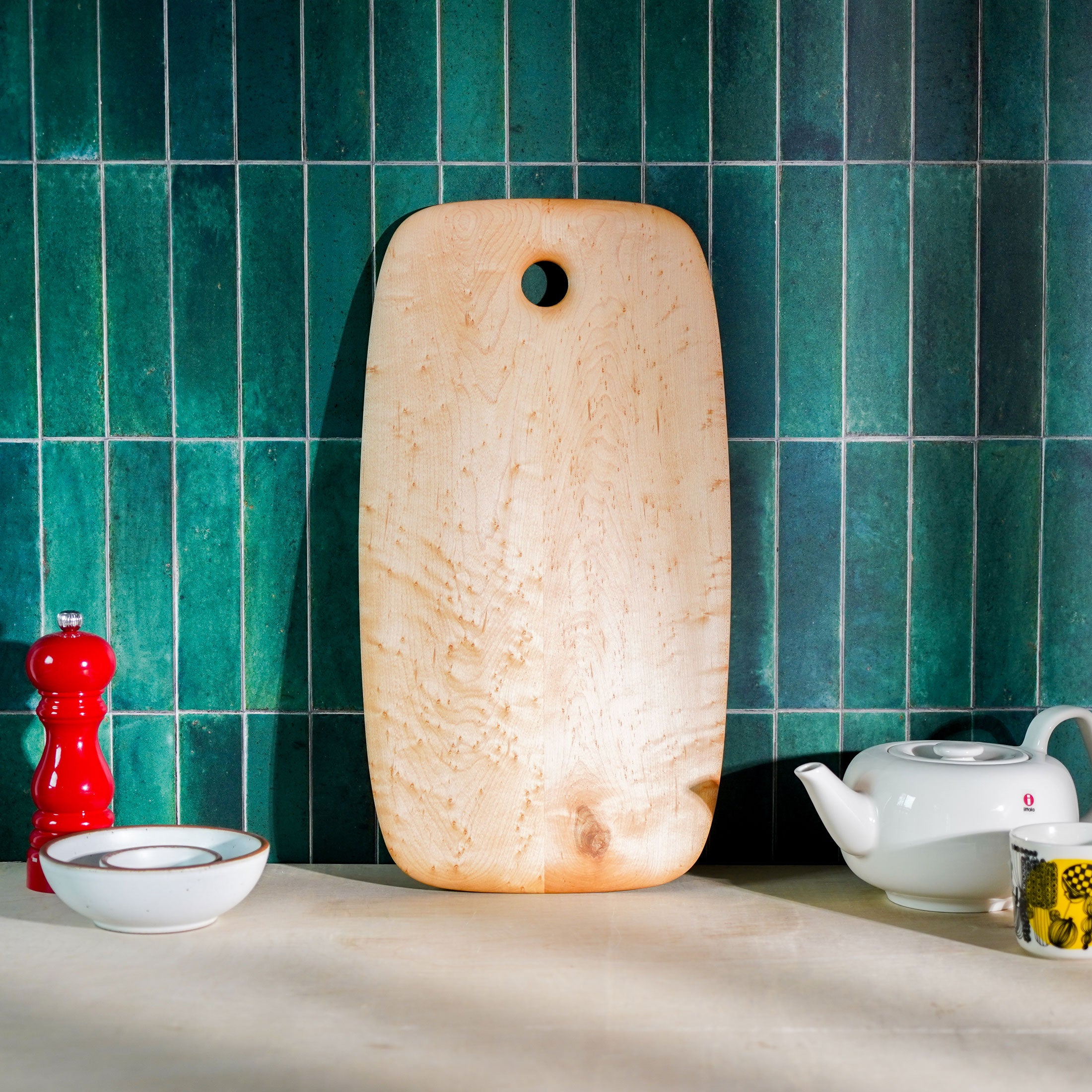 Bird's-Eye Maple Cutting Board, Rectangle