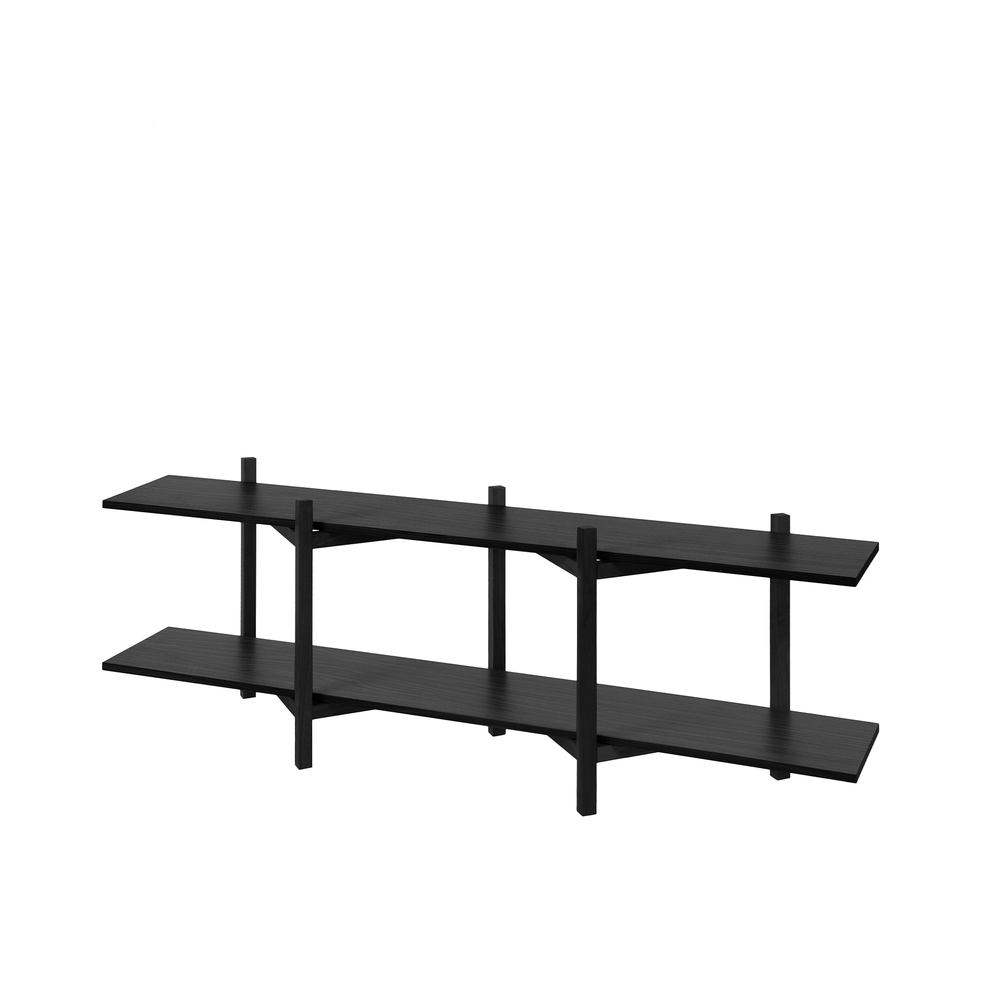 Zig Zag Media Shelf