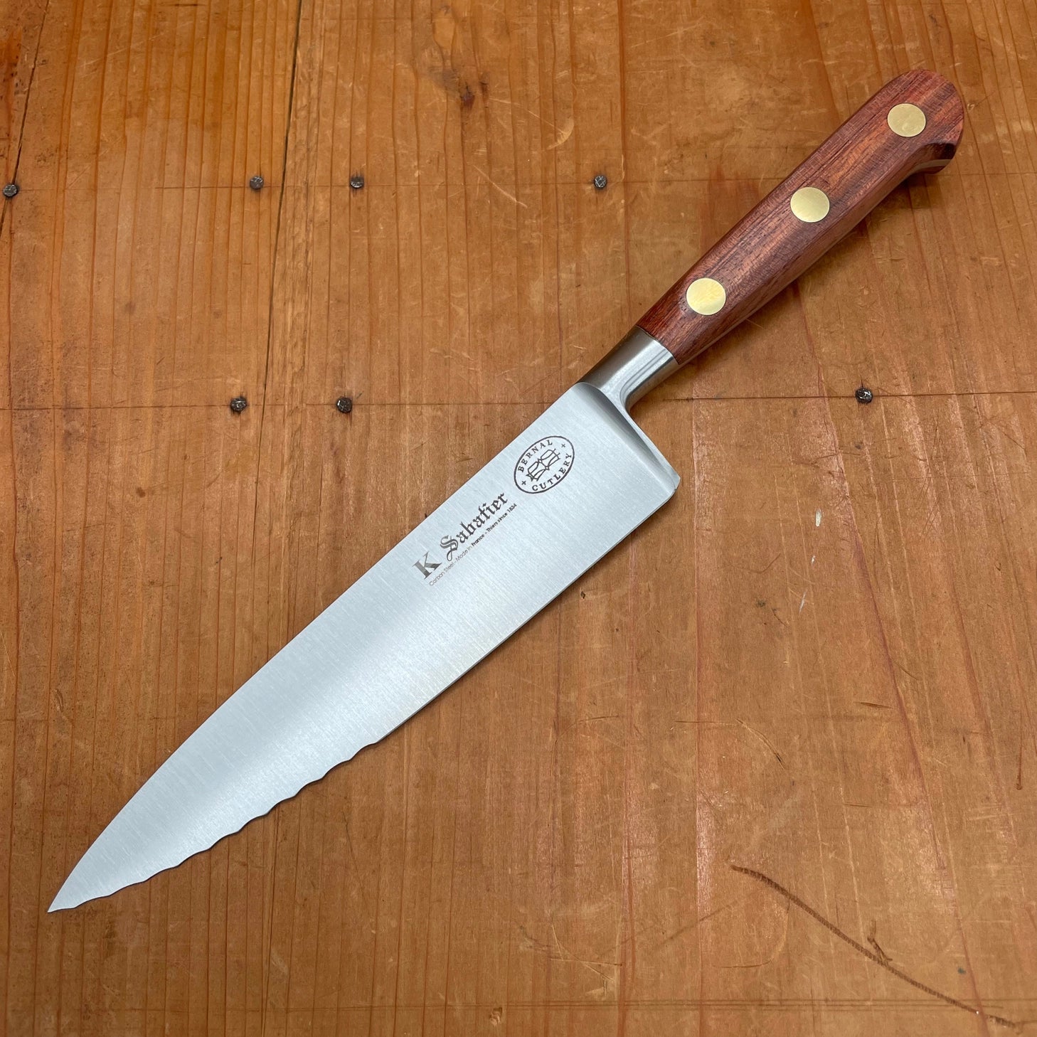 K Sabatier x Bernal Cutlery 6" Chef Knife with Serrated Tip