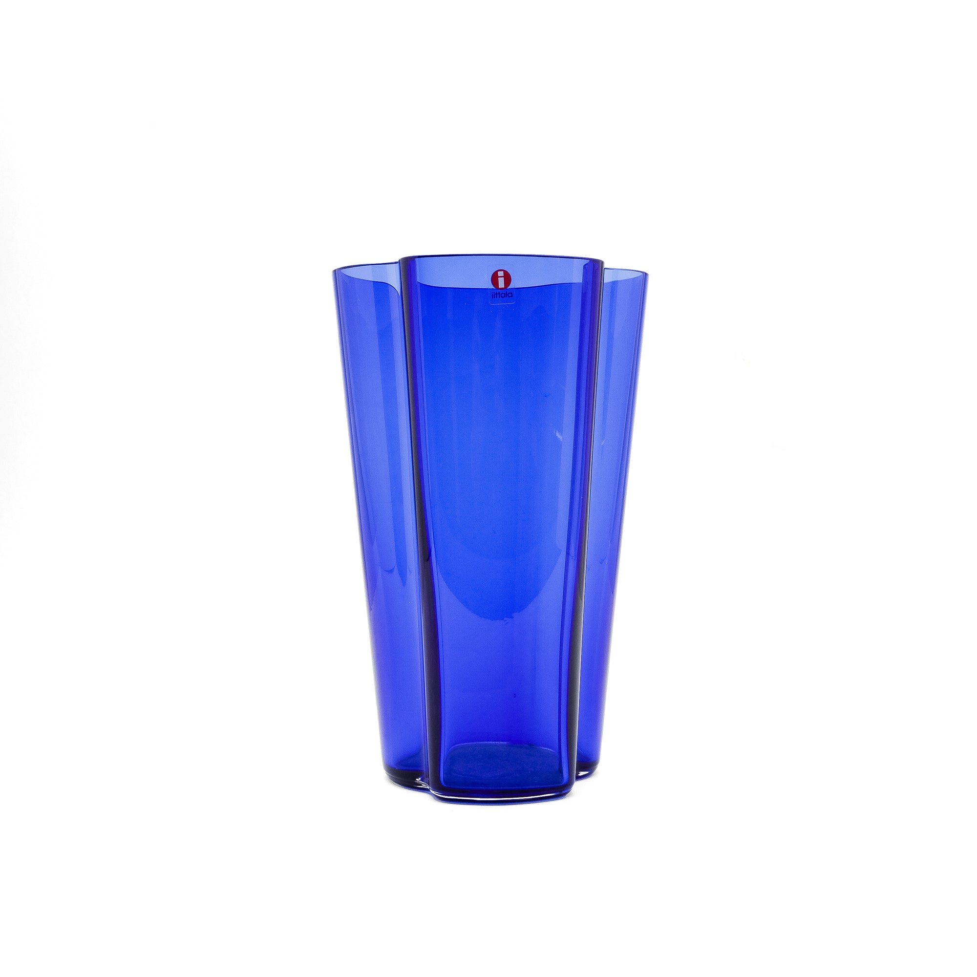 Aalto Vase, 8.5", Ultramarine Blue