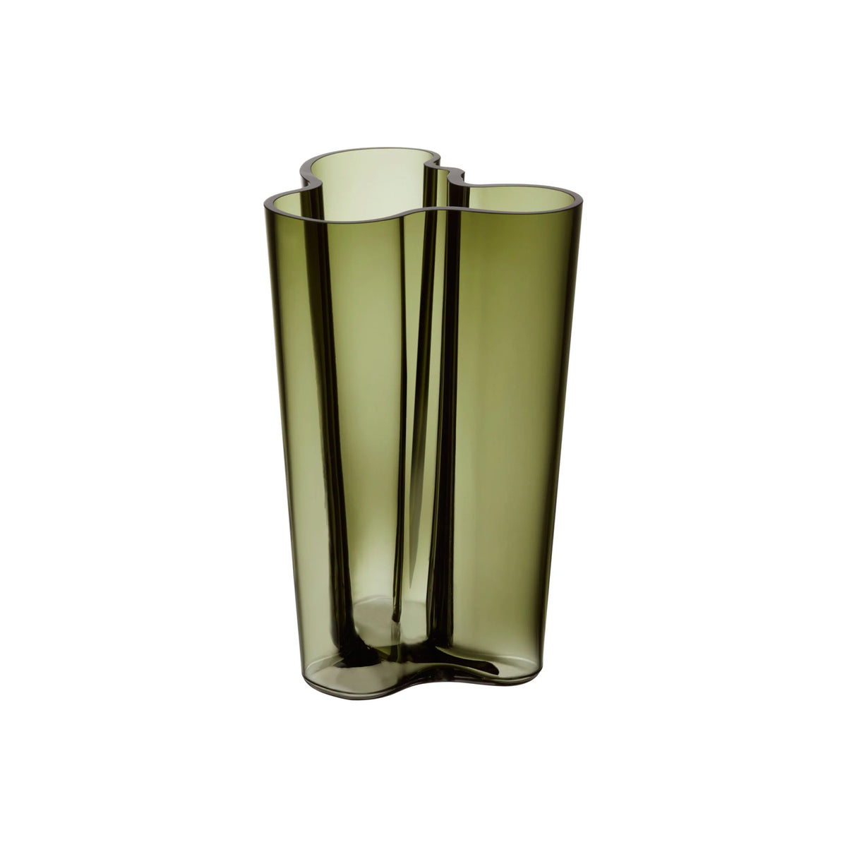 Aalto Vase, 10", Moss Green