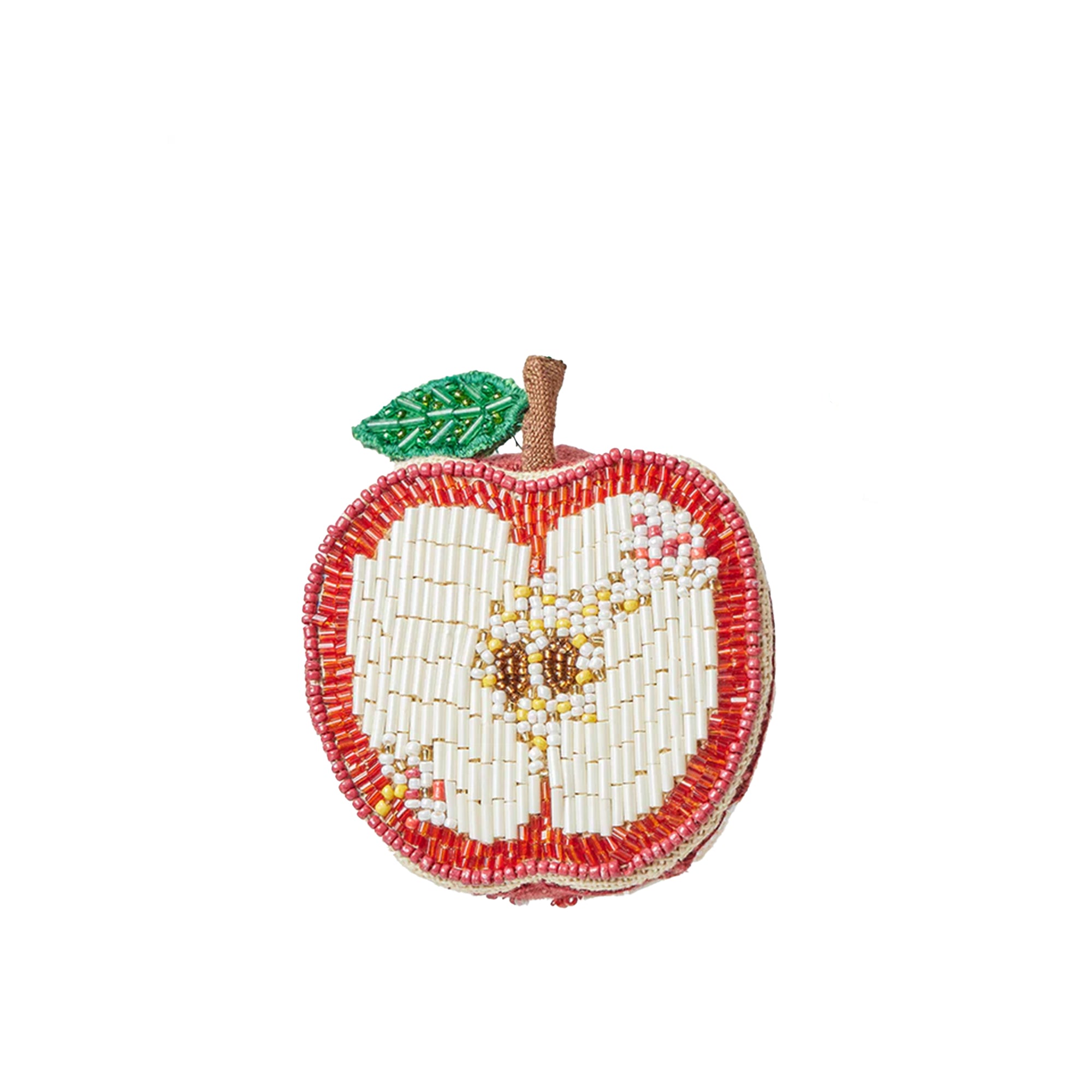 Apple Beaded Ornament