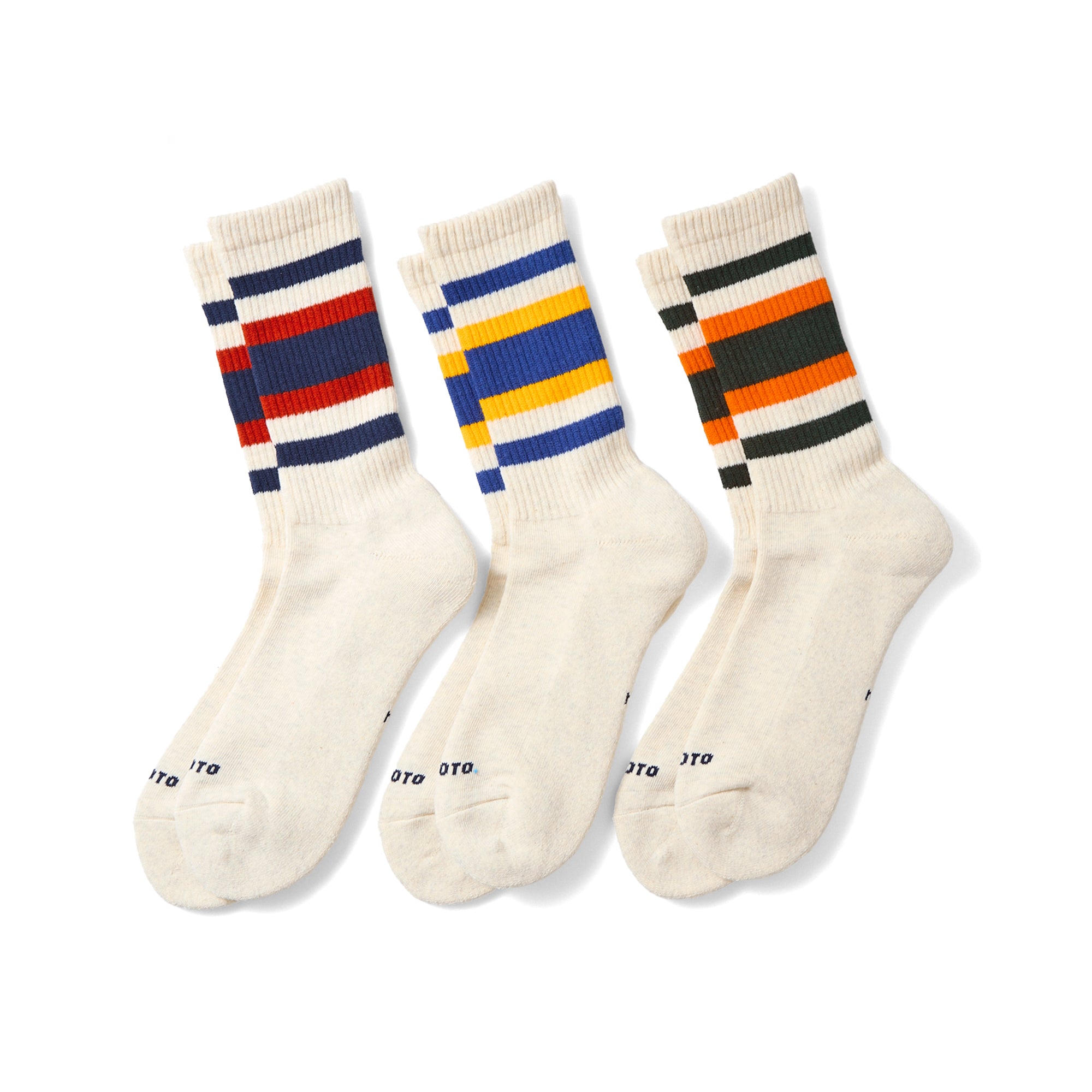 Everyday Athletic Socks, 3 Pack