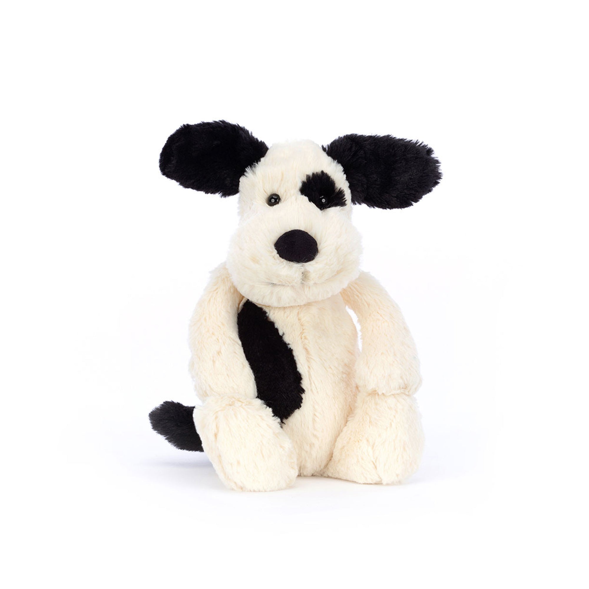 Bashful Black & Cream Puppy, Medium