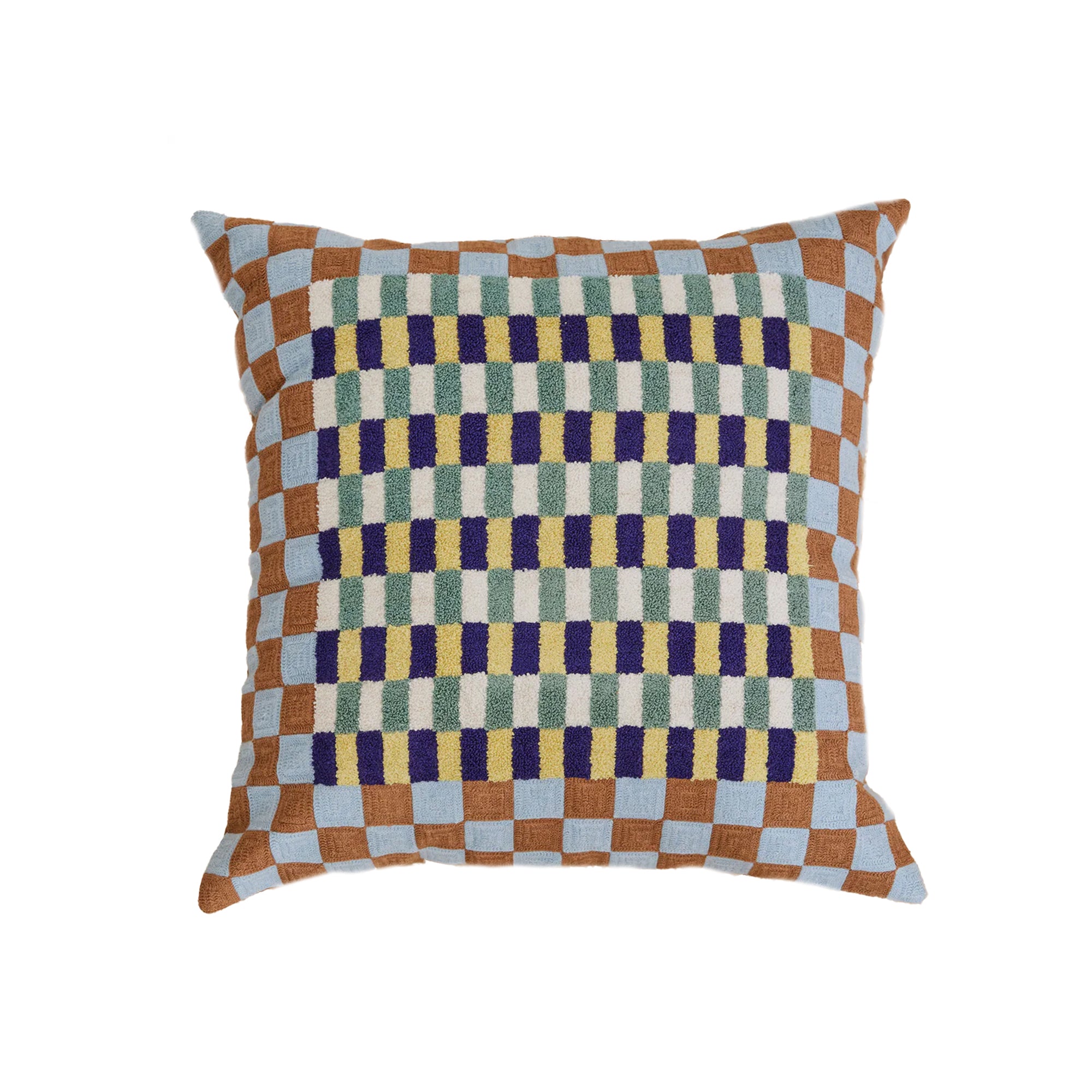 Basket Cushion Cover with Pillow Insert