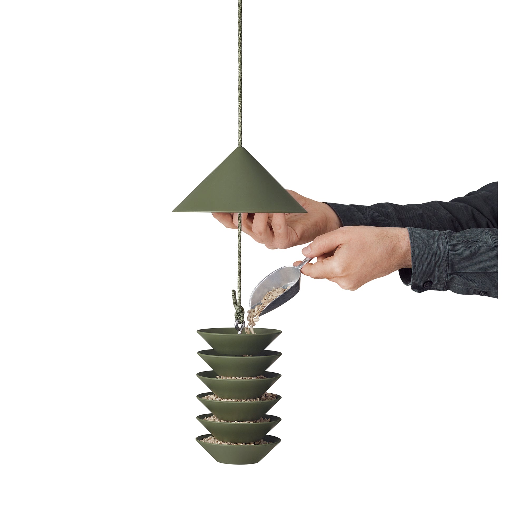 Recycled Plastic Silo Bird Feeder