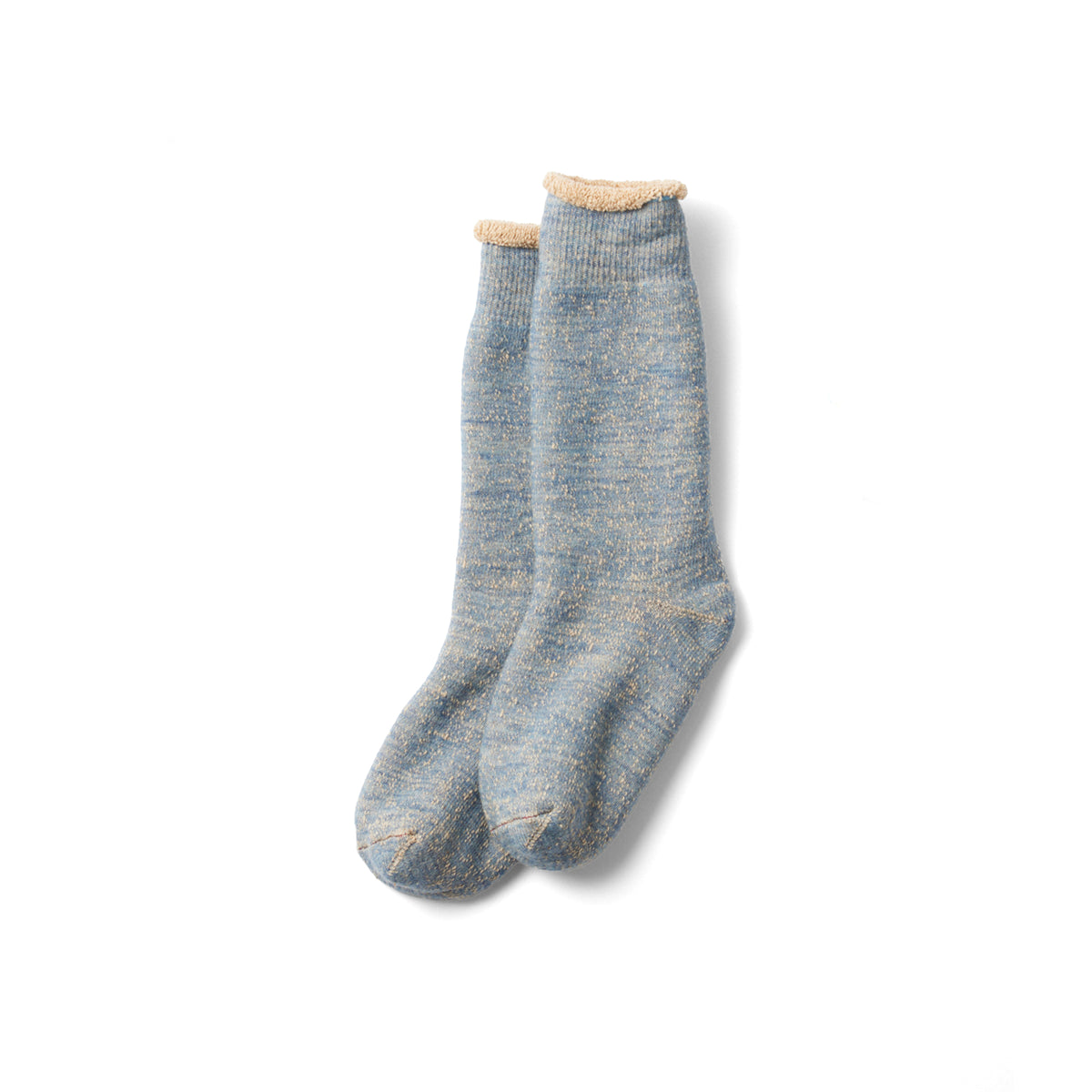 Double Face Merino Wool + Organic Cotton Crew Socks