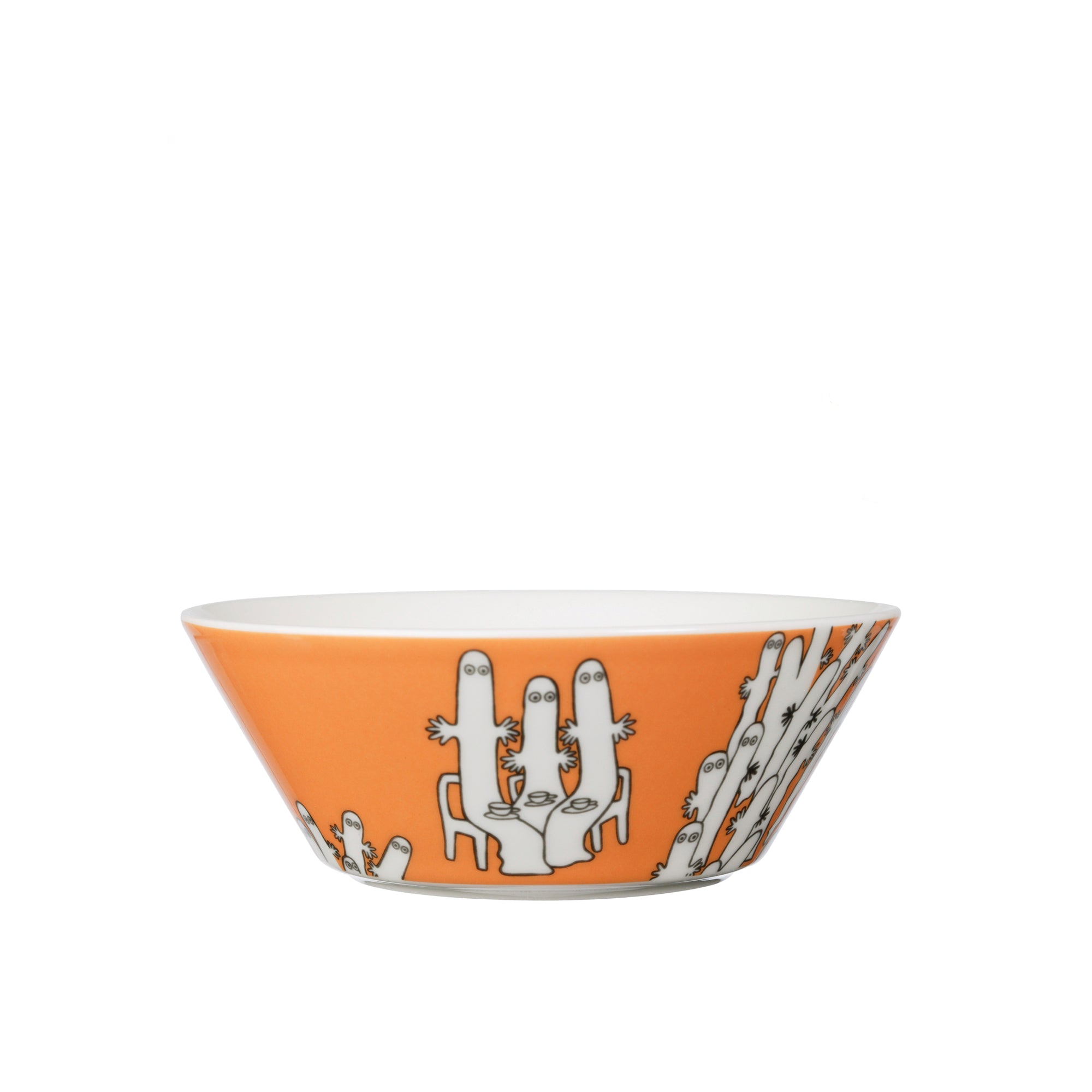 Hattifatteners Orange Moomin Bowl
