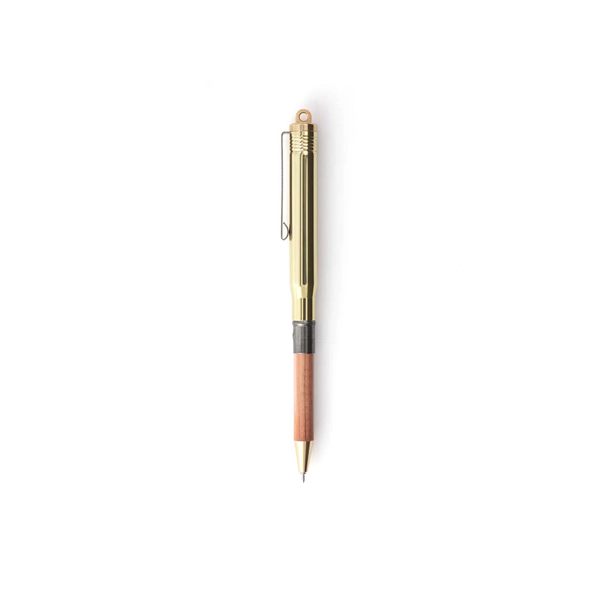 Solid Brass Ballpoint Pen by Traveler's Company