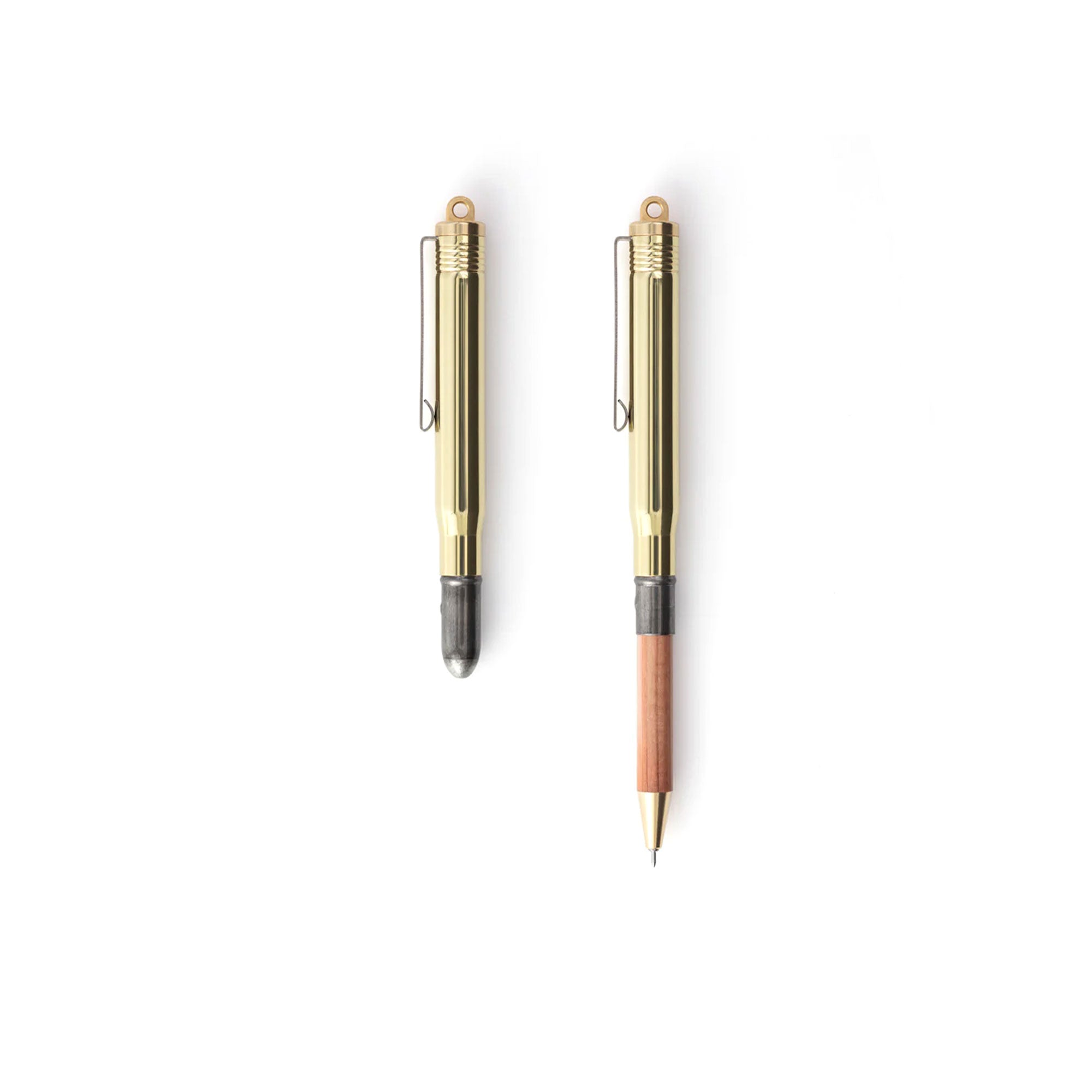 Solid Brass Ballpoint Pen by Traveler's Company