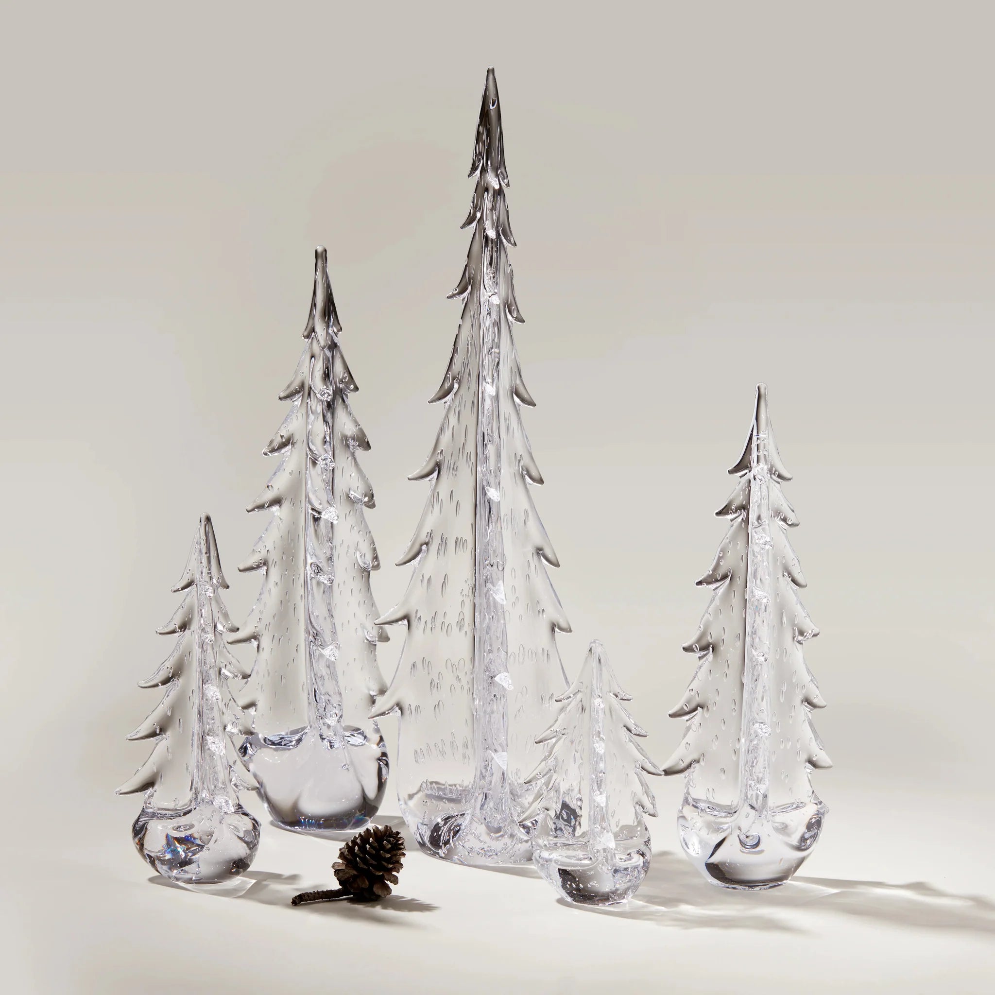 Bubble Evergreen Glass Tree