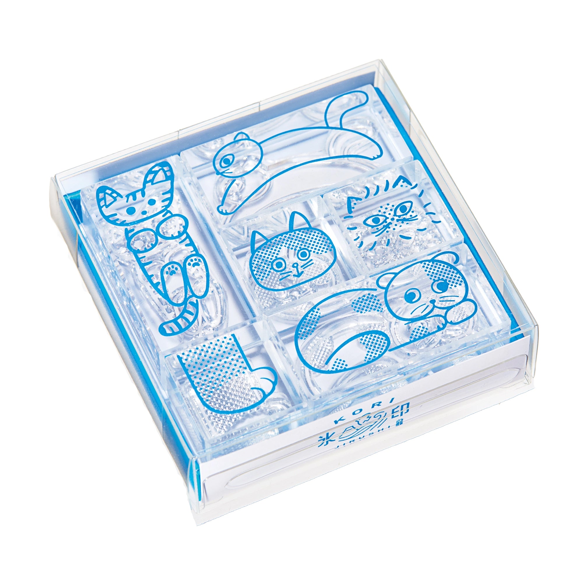 Kori Jirushi Crystal Clarity Stamps, 6 Set Box