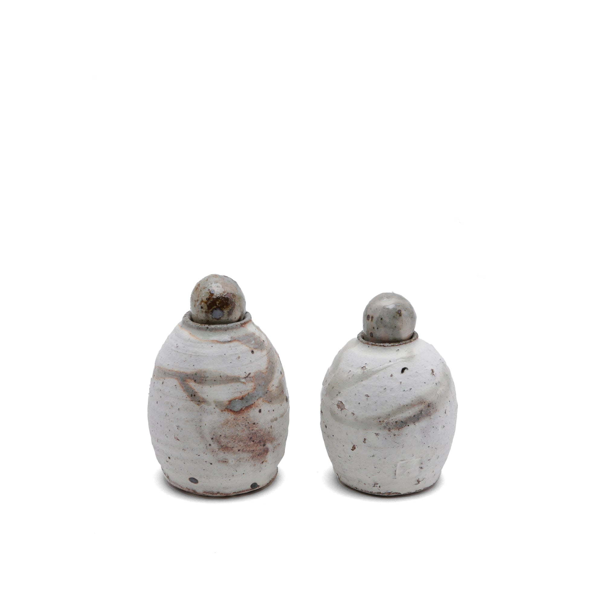Kogashi-Ire Ceramic Container, Set of 2