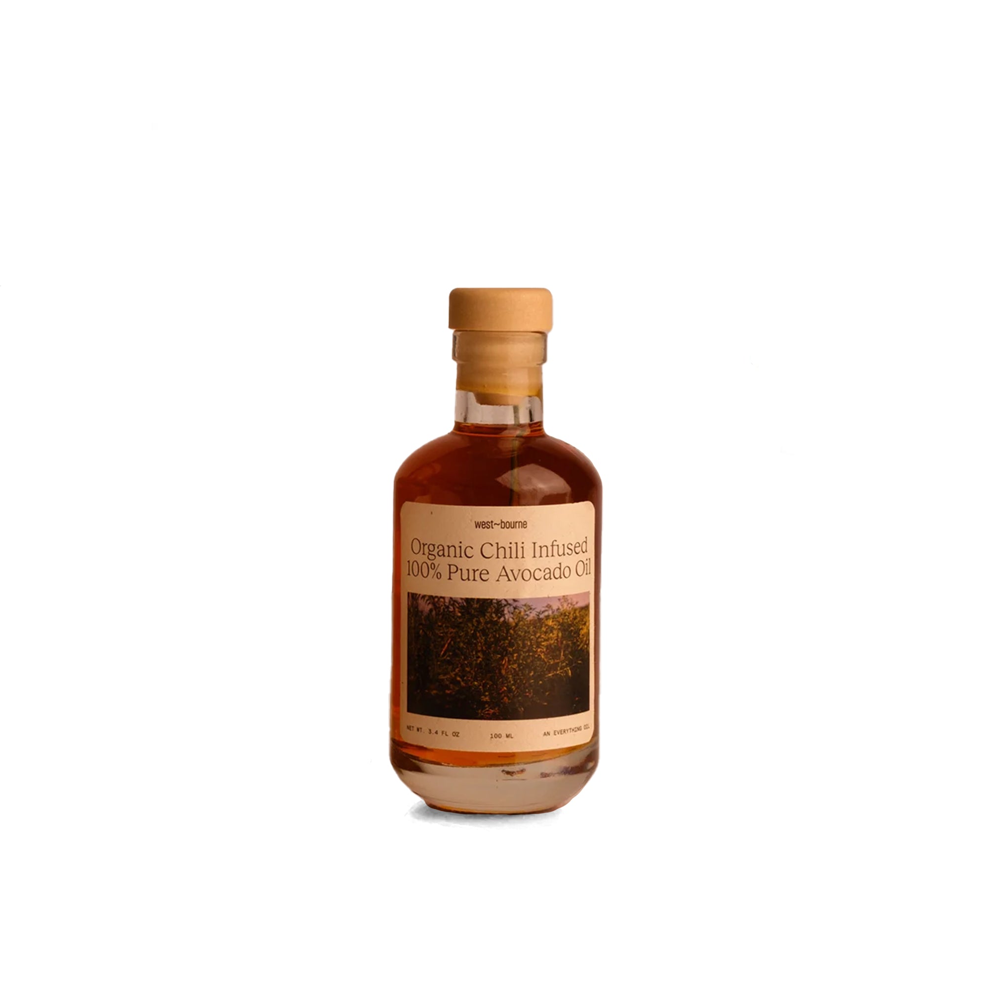 Organic Chili- Infused 100% Pure Avocado Oil, 100mL