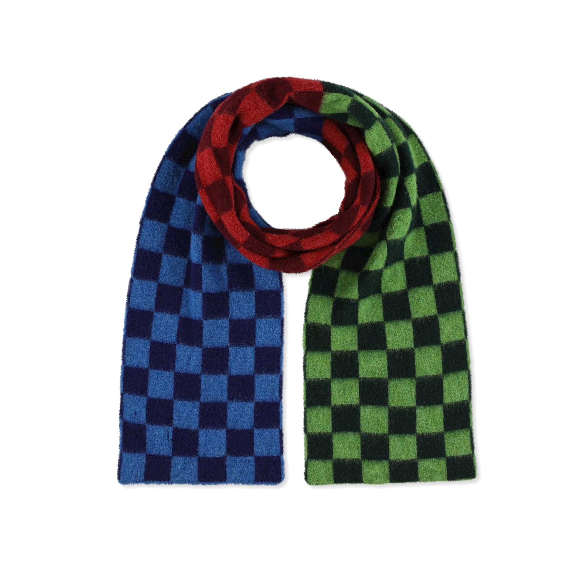 Cosmic Checkerboard Scarf, Forest