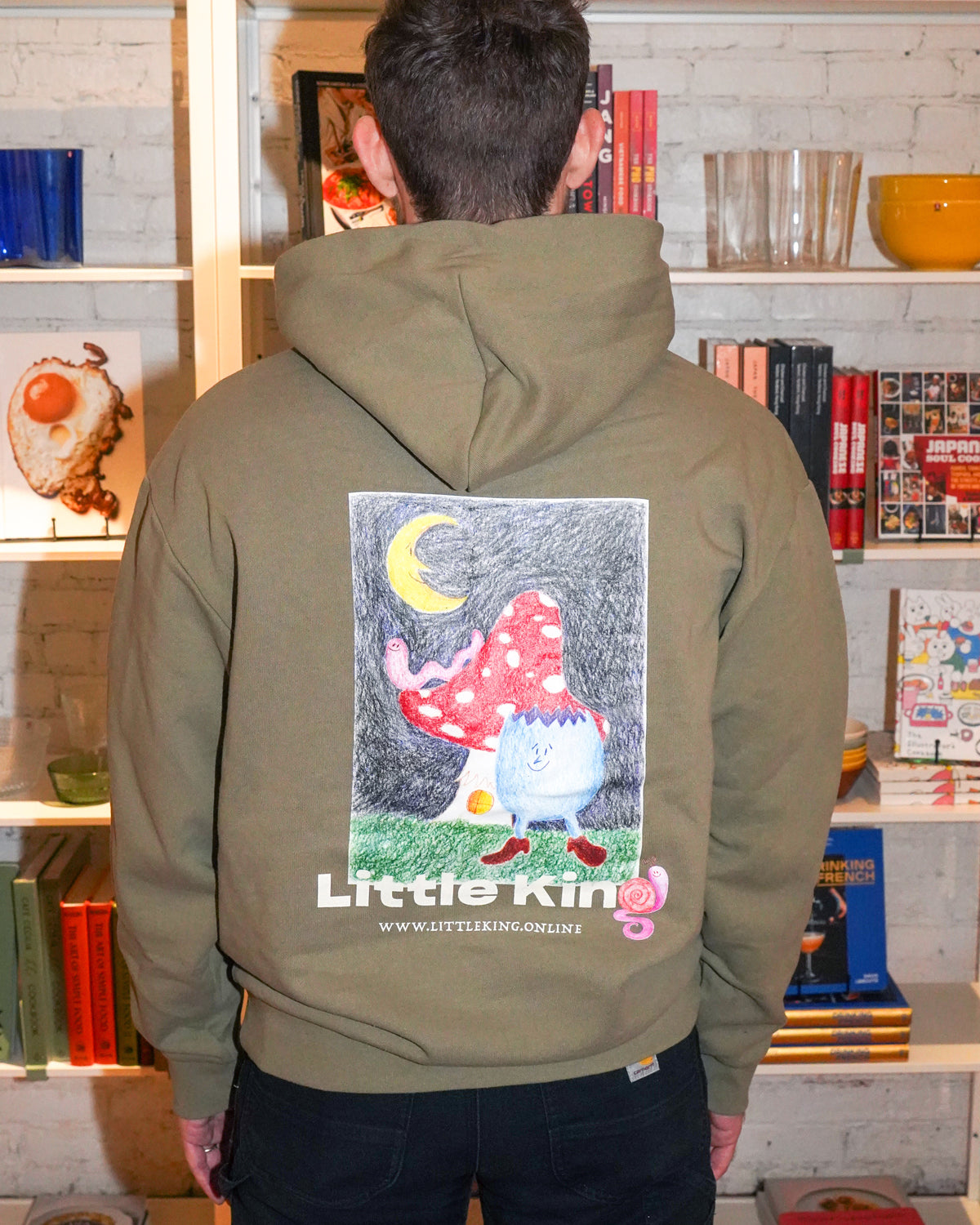 Sakari x Little King Hooded Sweatshirt