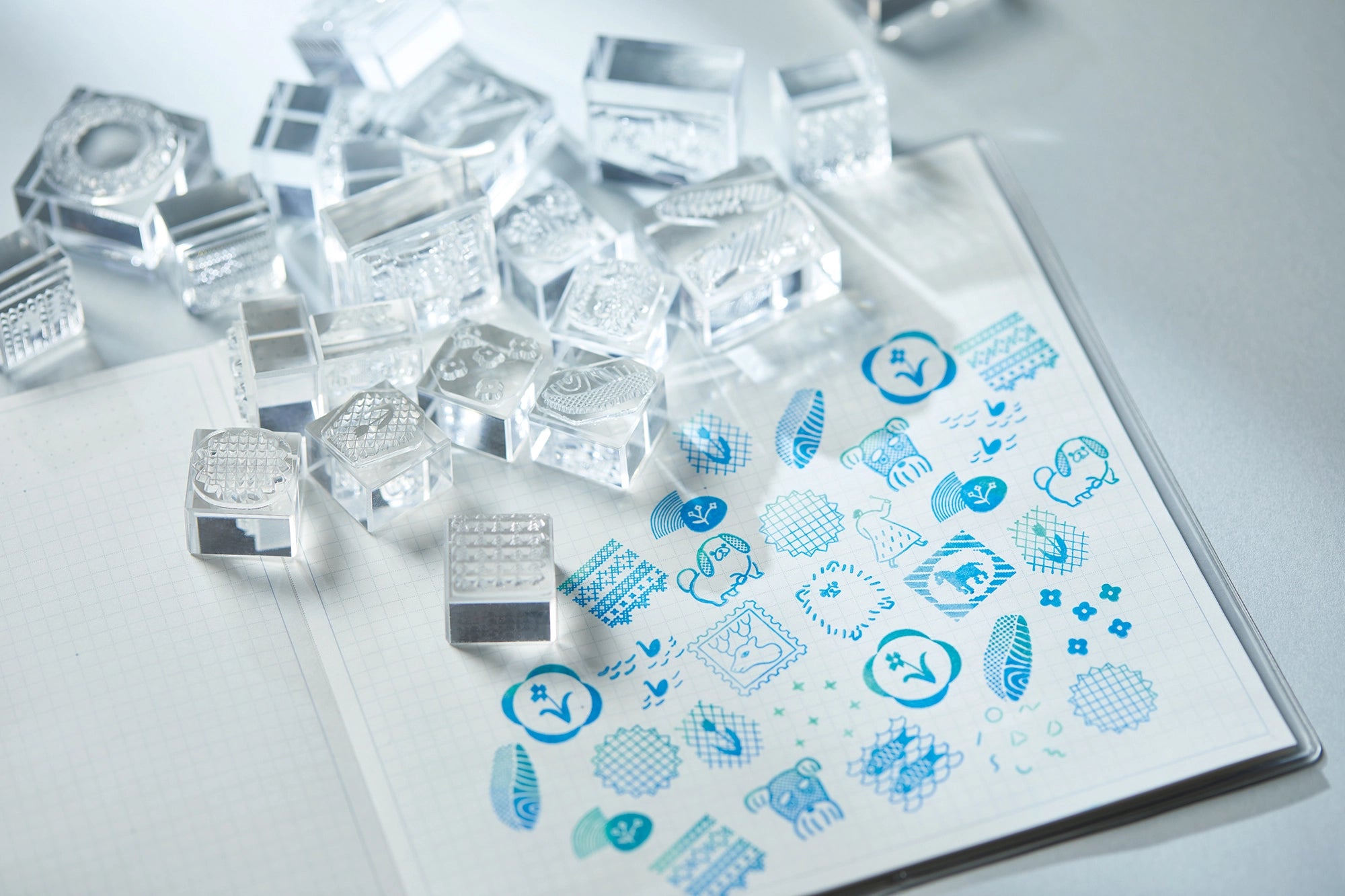 Kori Jirushi Crystal Clarity Stamps, 6 Set Box