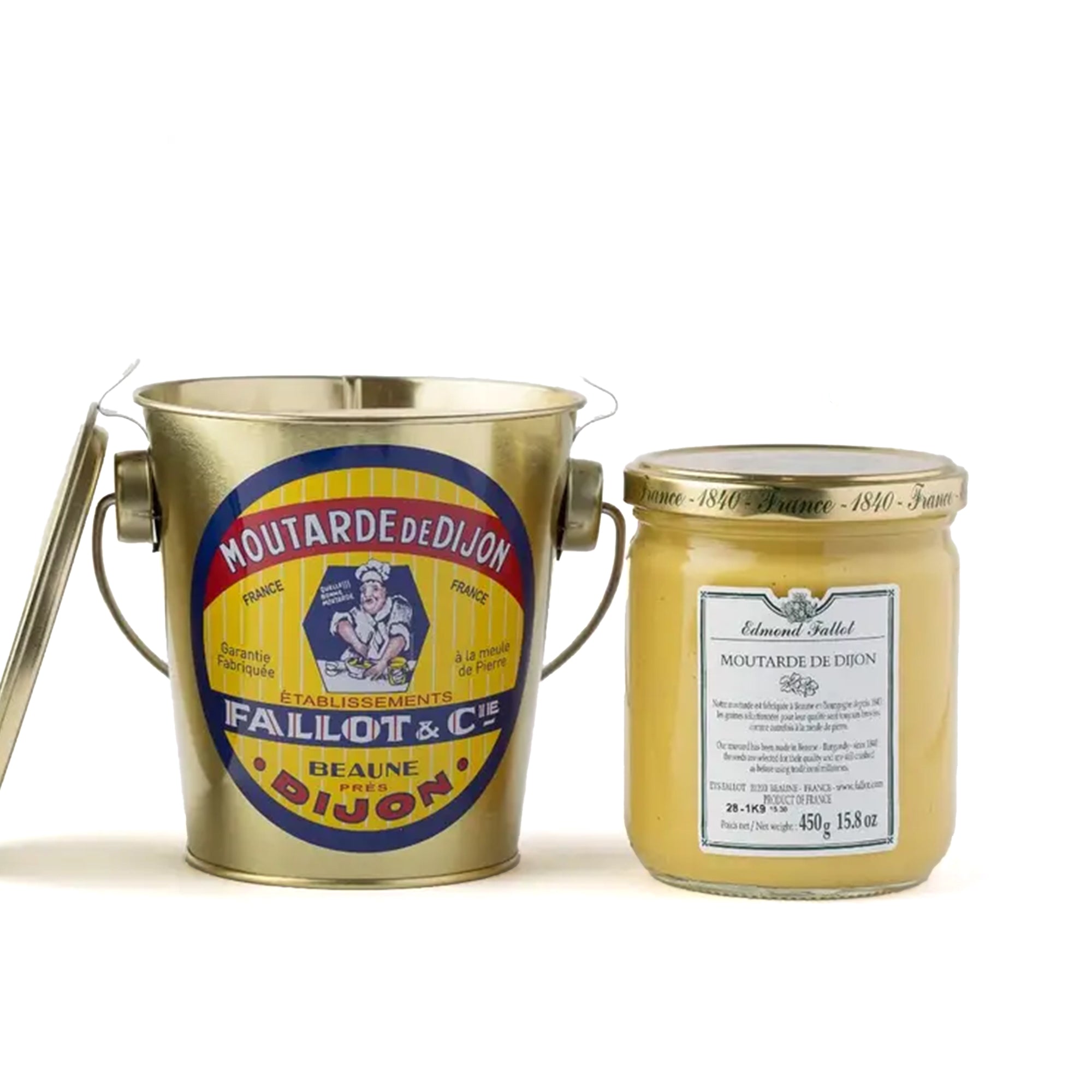 Dijon Mustard Tin Pail