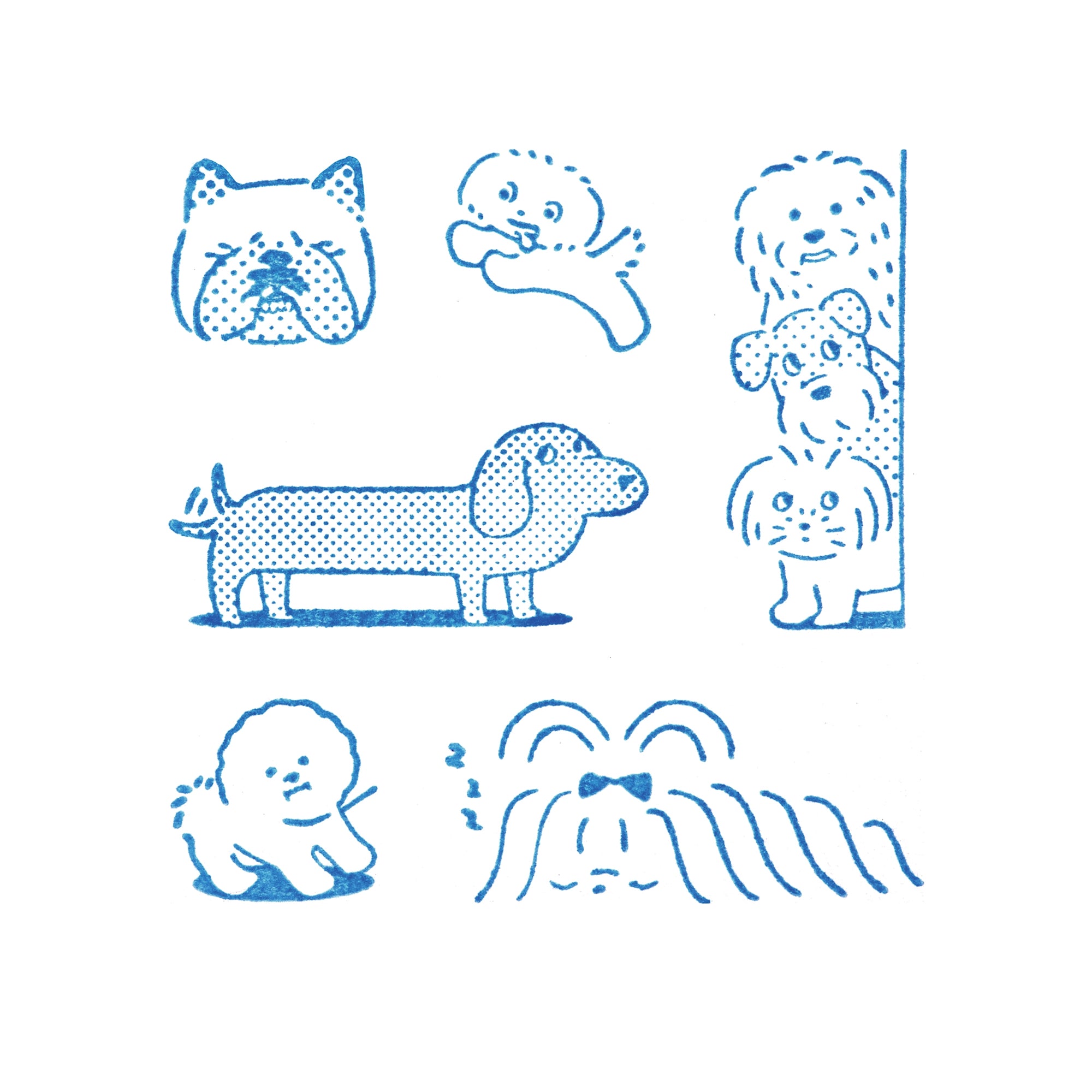 Kori Jirushi Crystal Clarity Stamps, 6 Set Box