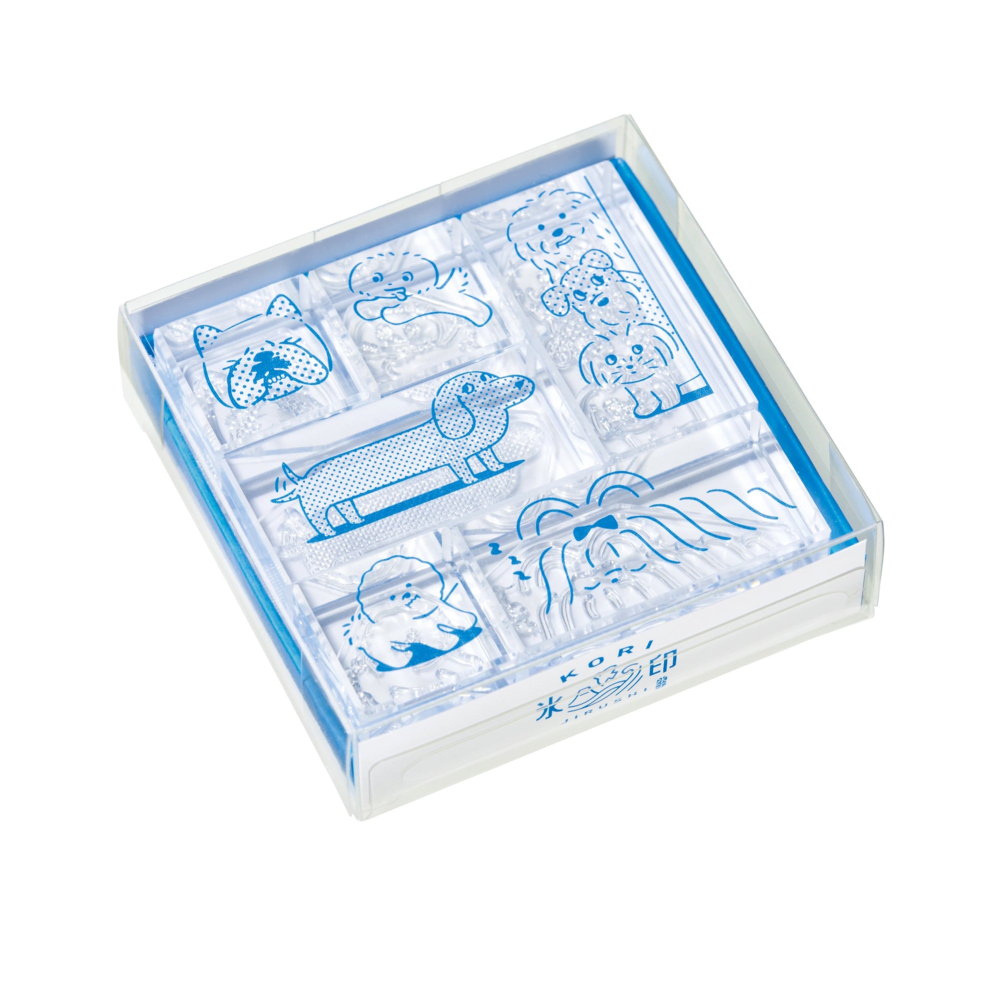 Kori Jirushi Crystal Clarity Stamps, 6 Set Box