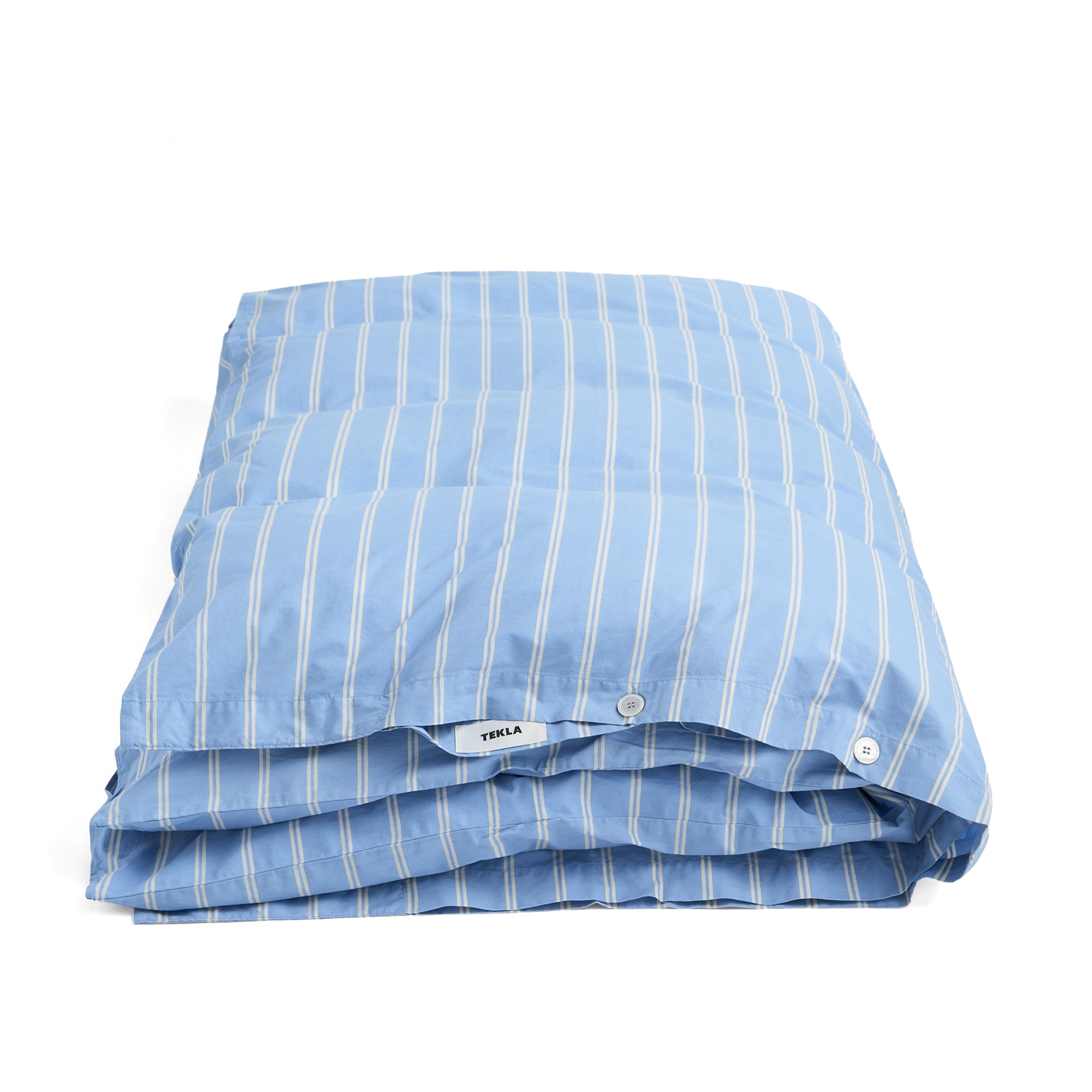 Percale Bedding, Island Blue Stripes