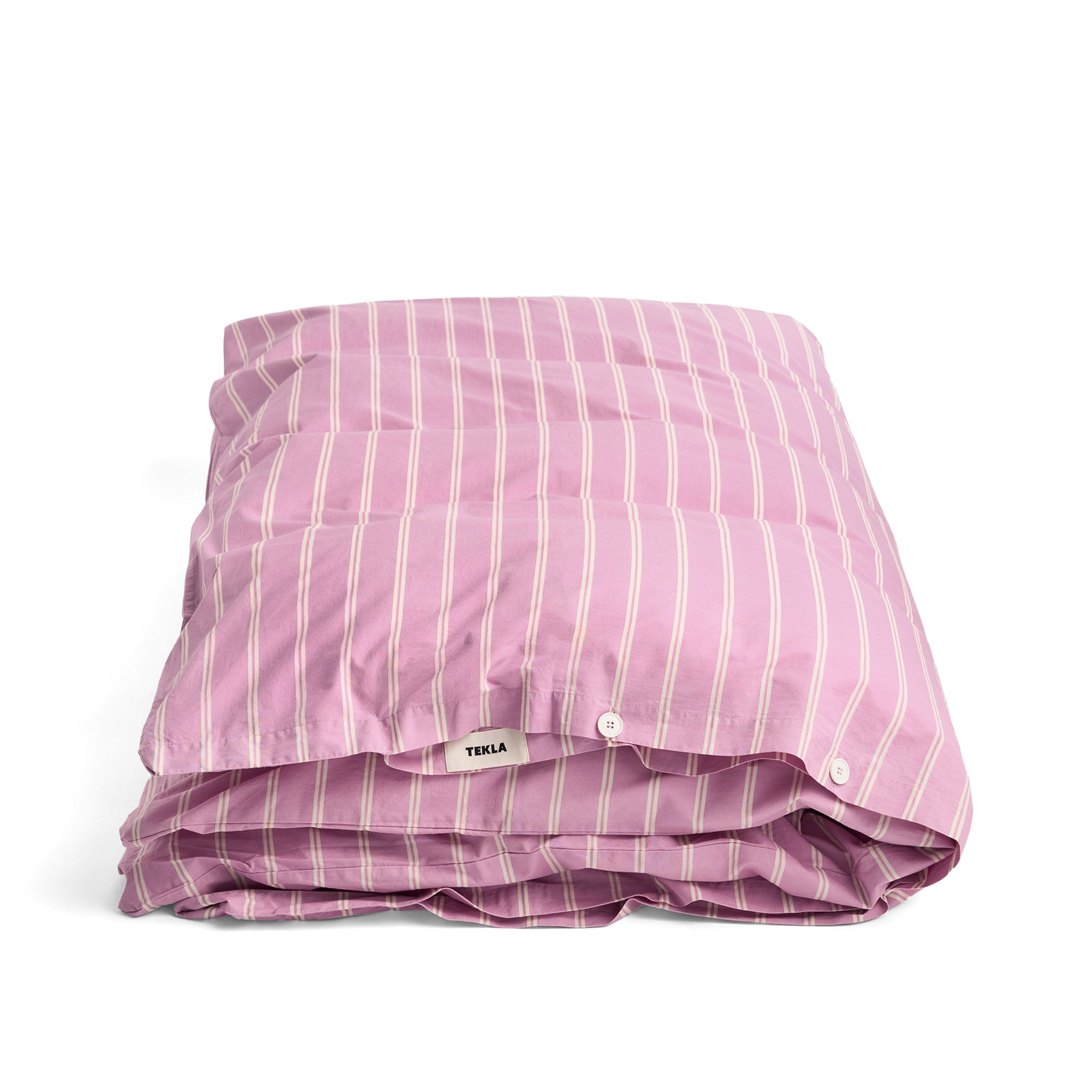 Percale Bedding, Mallow Pink Stripes