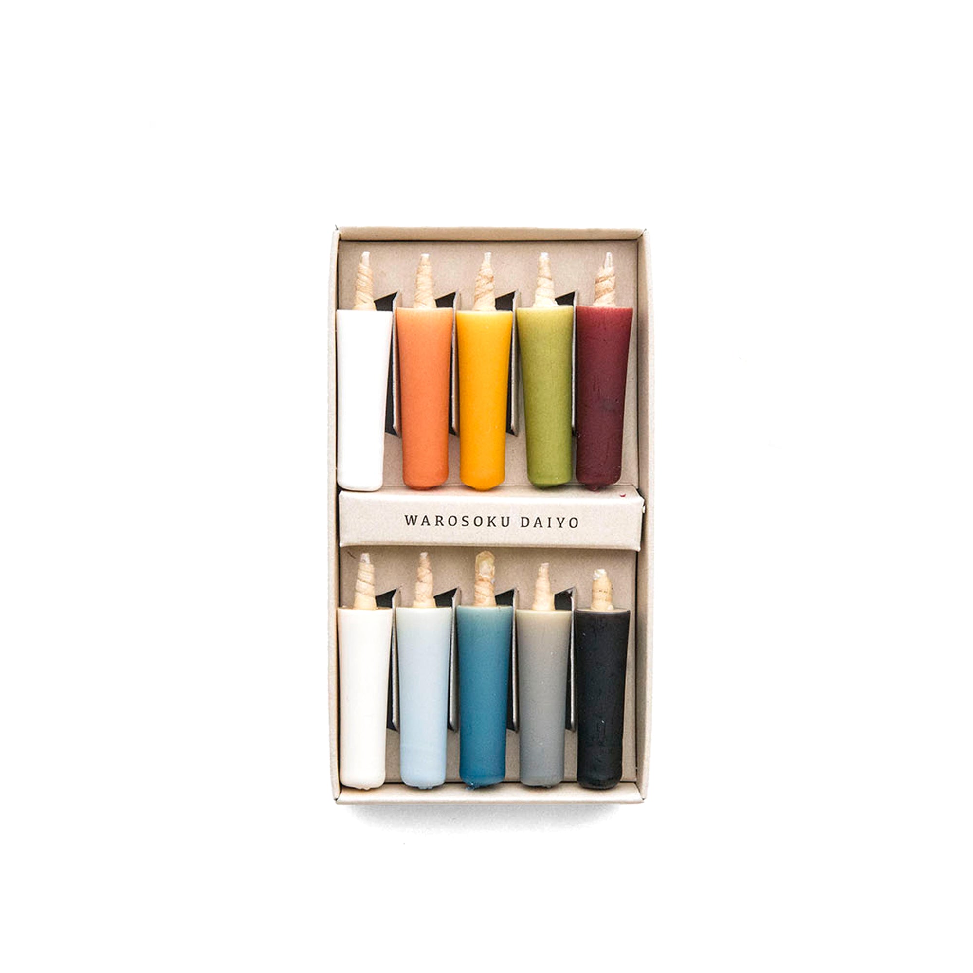 Colorful Rice Wax Candles