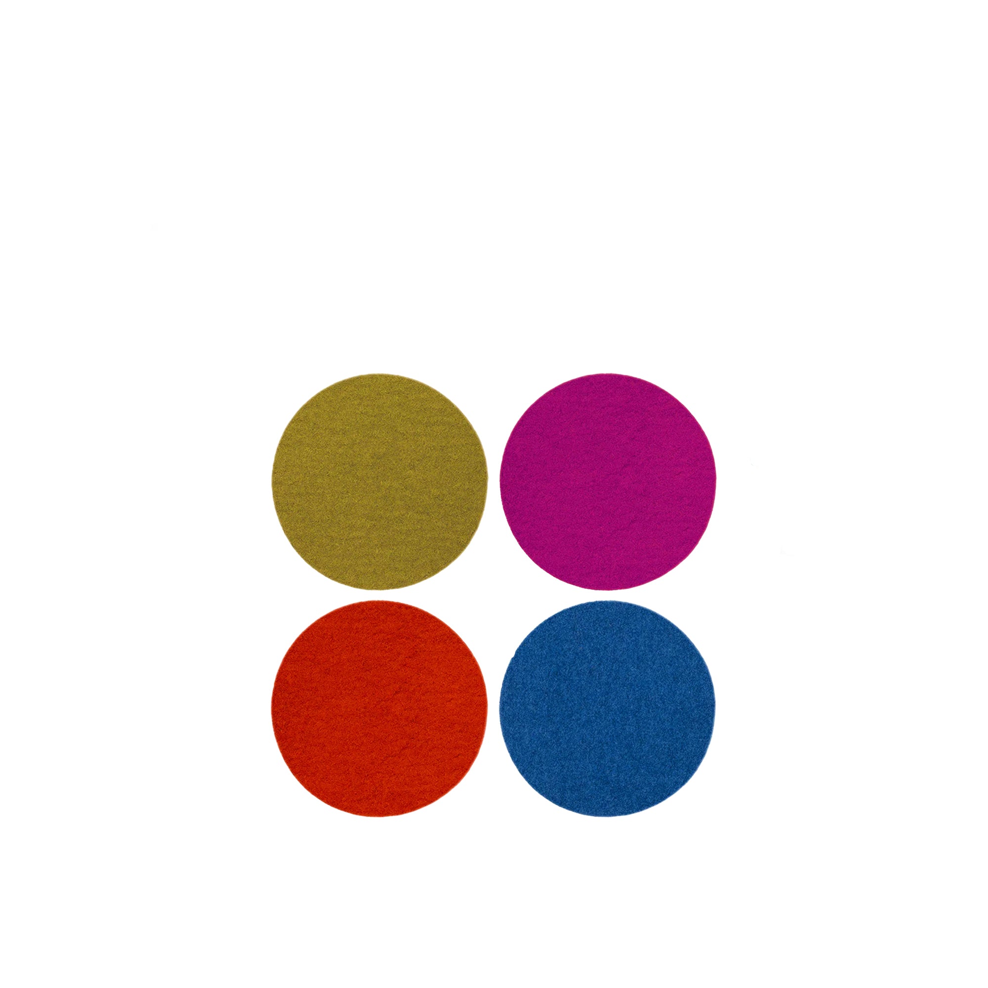 Wool Coasters, 4 Pack