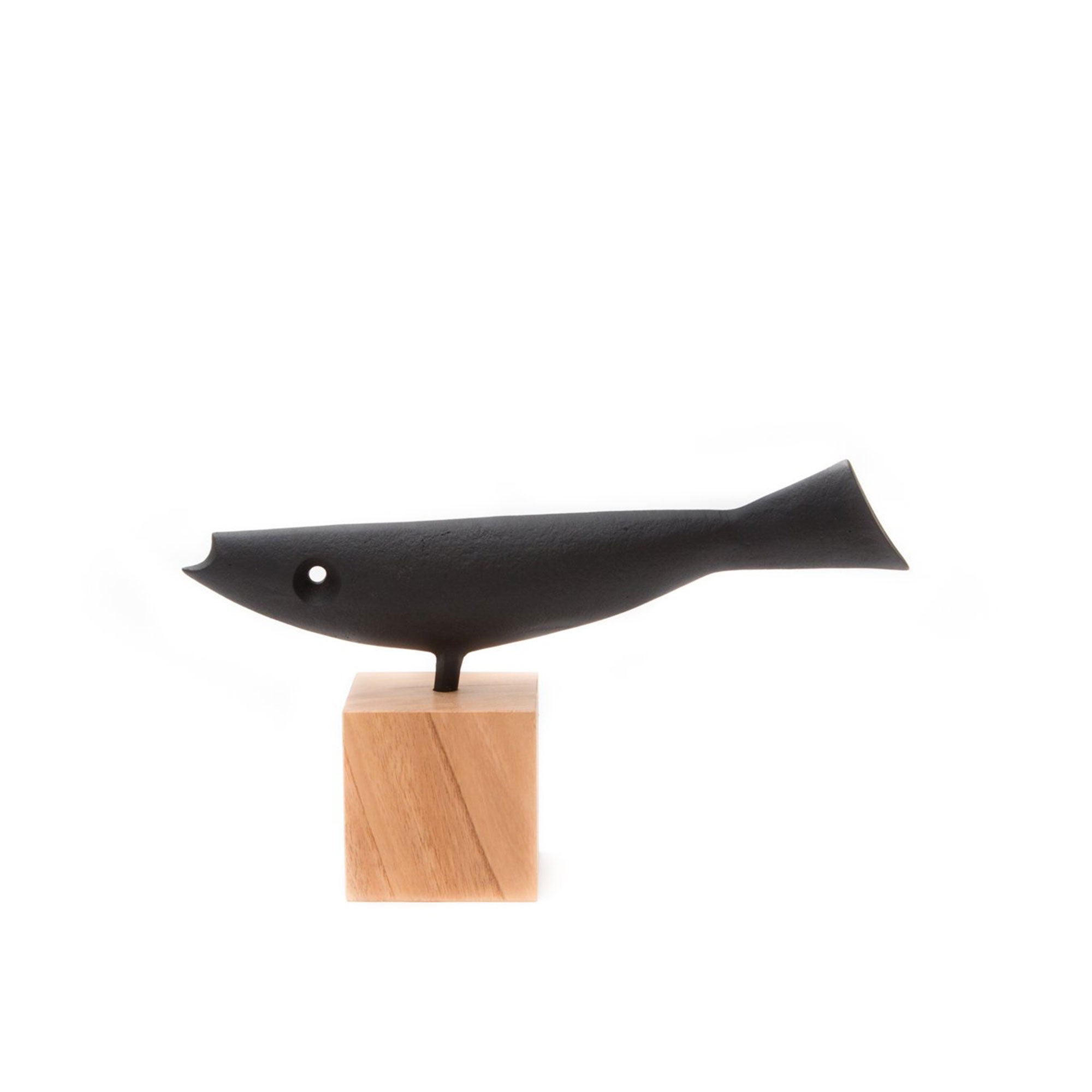 Cast Iron Fish Sculpture