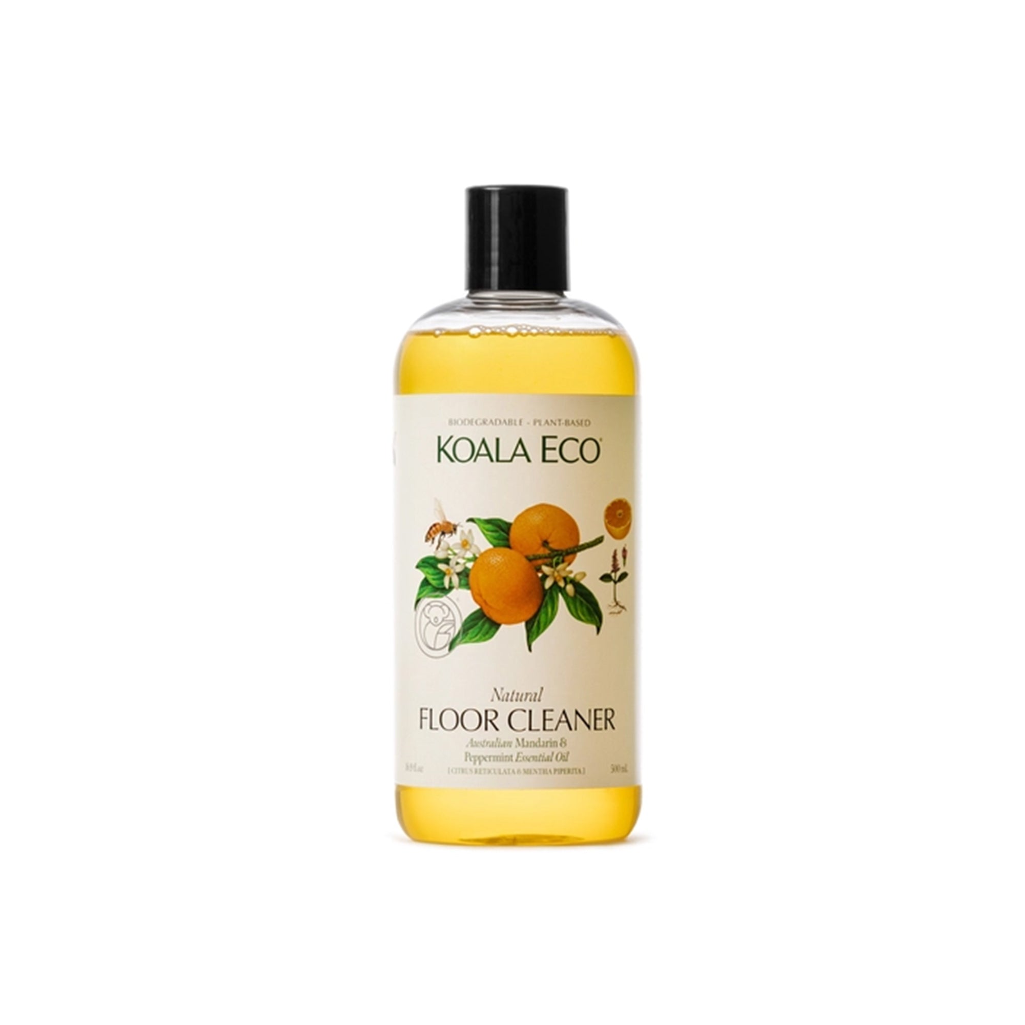 Mandarin + Peppermint Essential Oil Floor Cleaner, 16 oz.