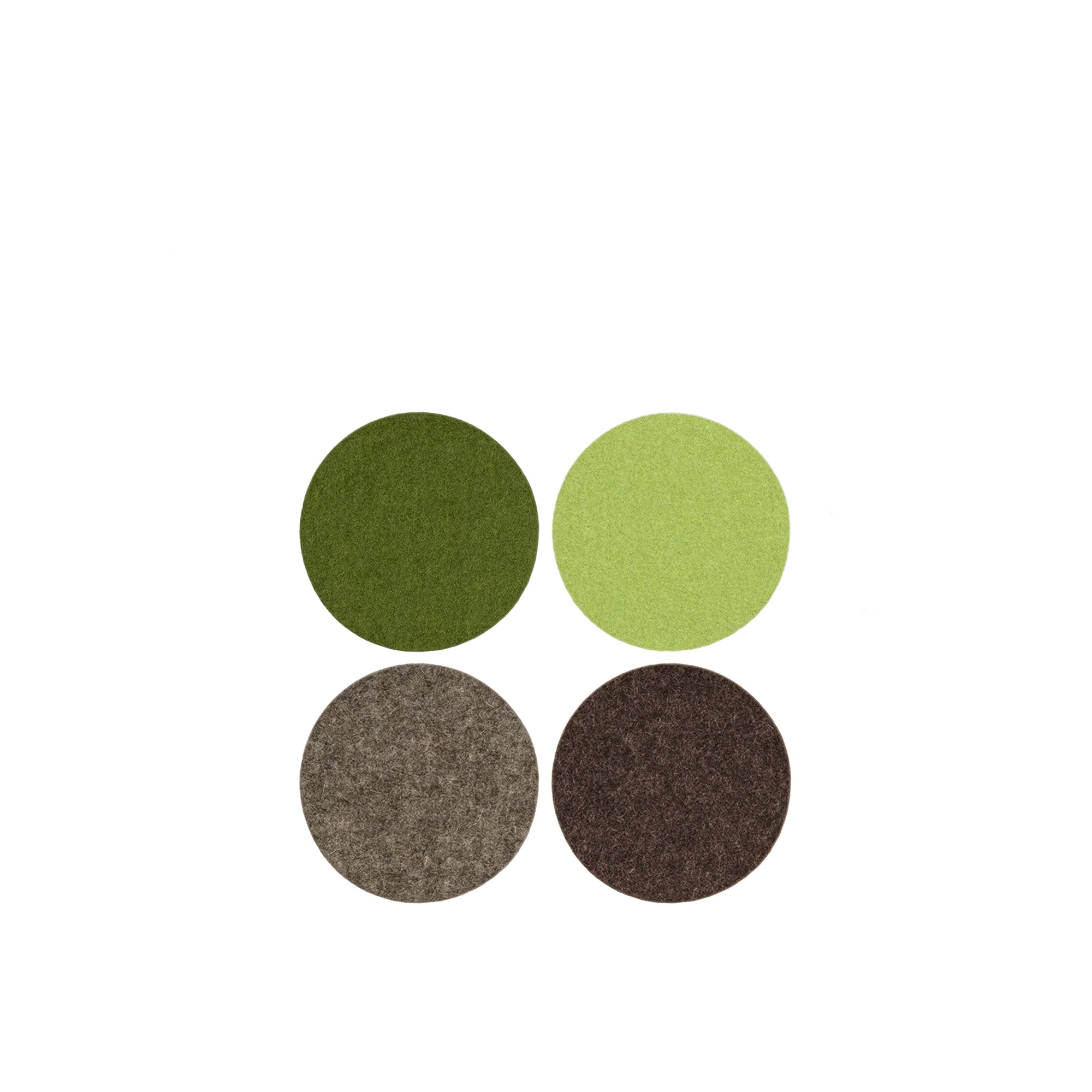 Wool Coasters, 4 Pack