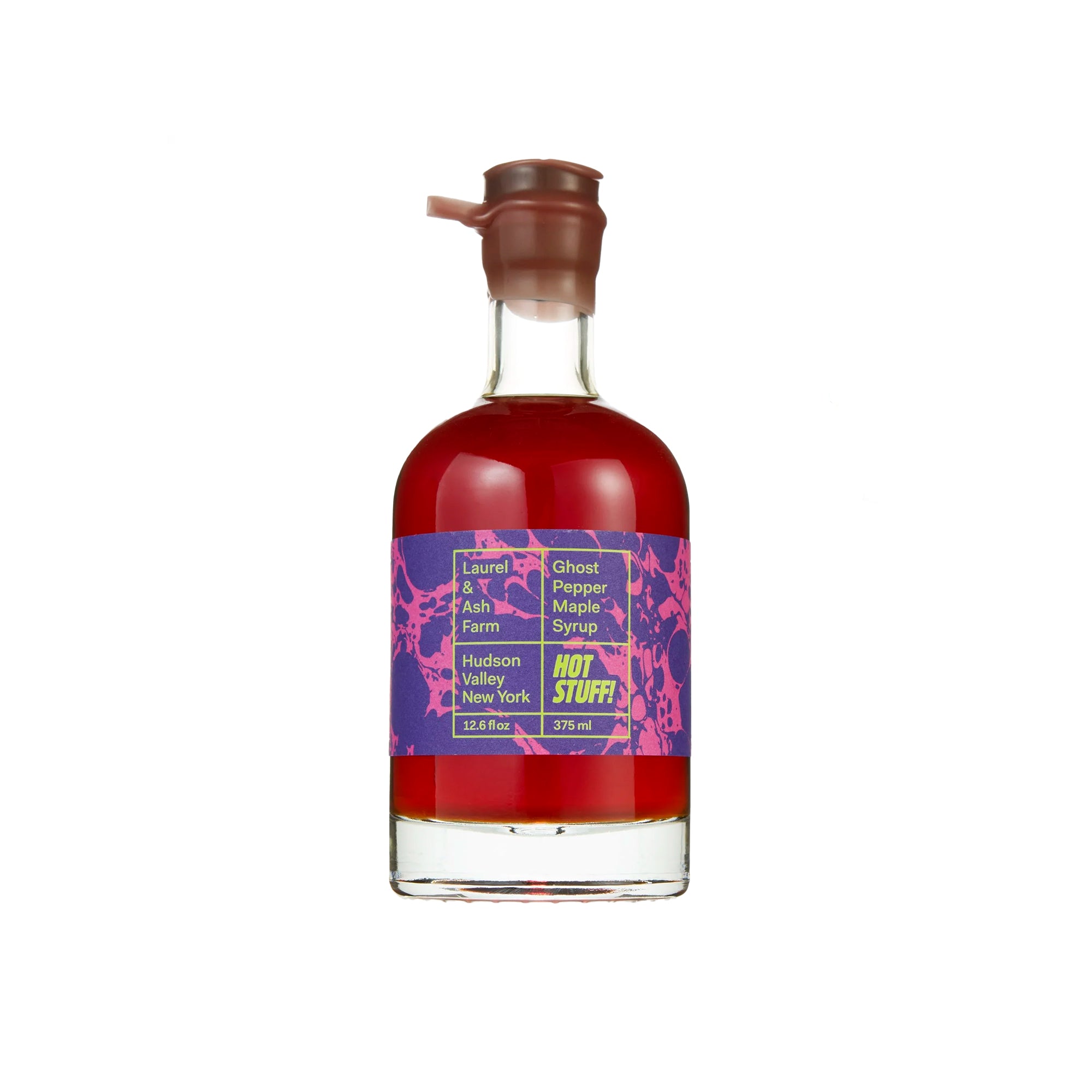 Hot Stuff! Ghost Pepper Maple Syrup, 375 mL.