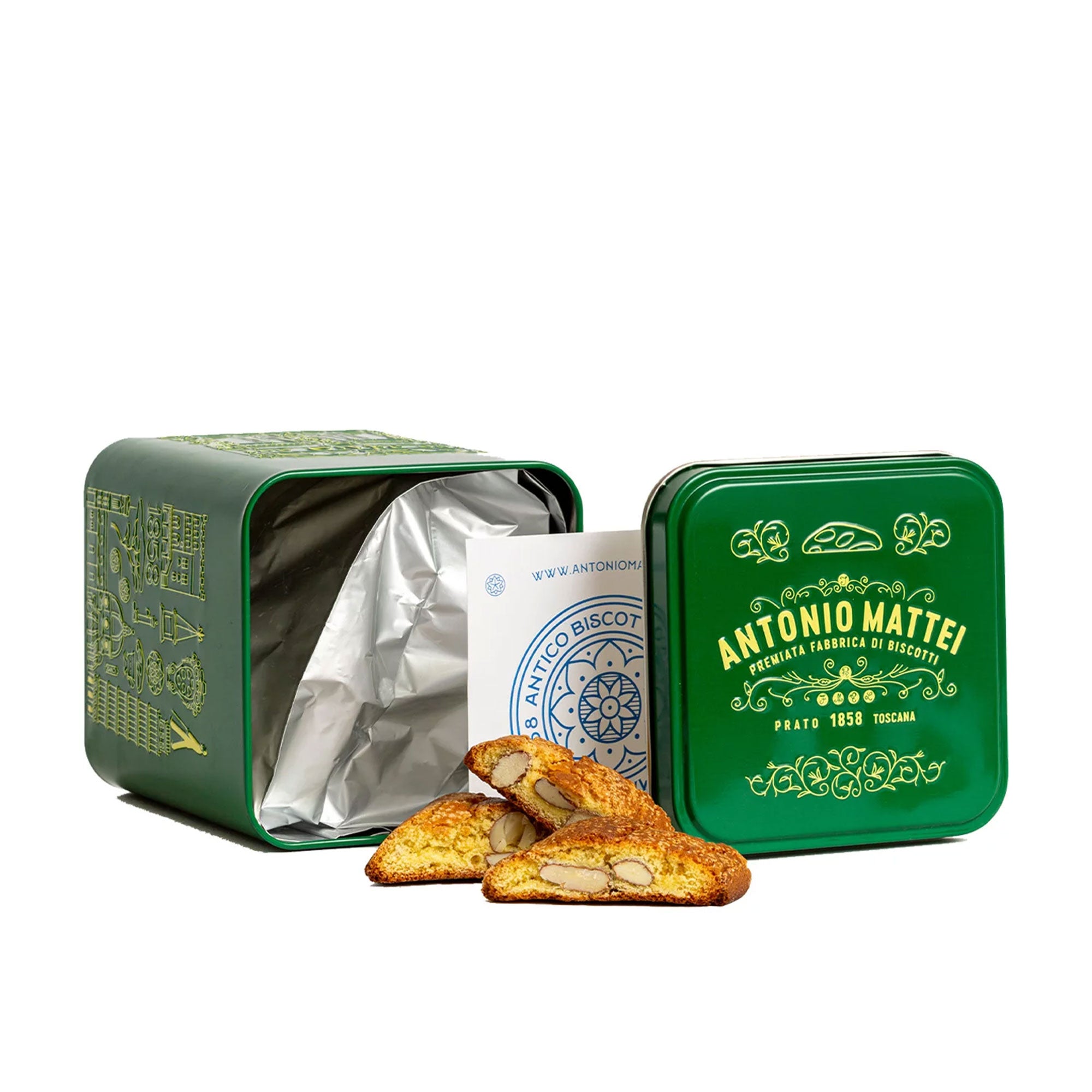 Green Special Edition Tin Biscotti di Prato